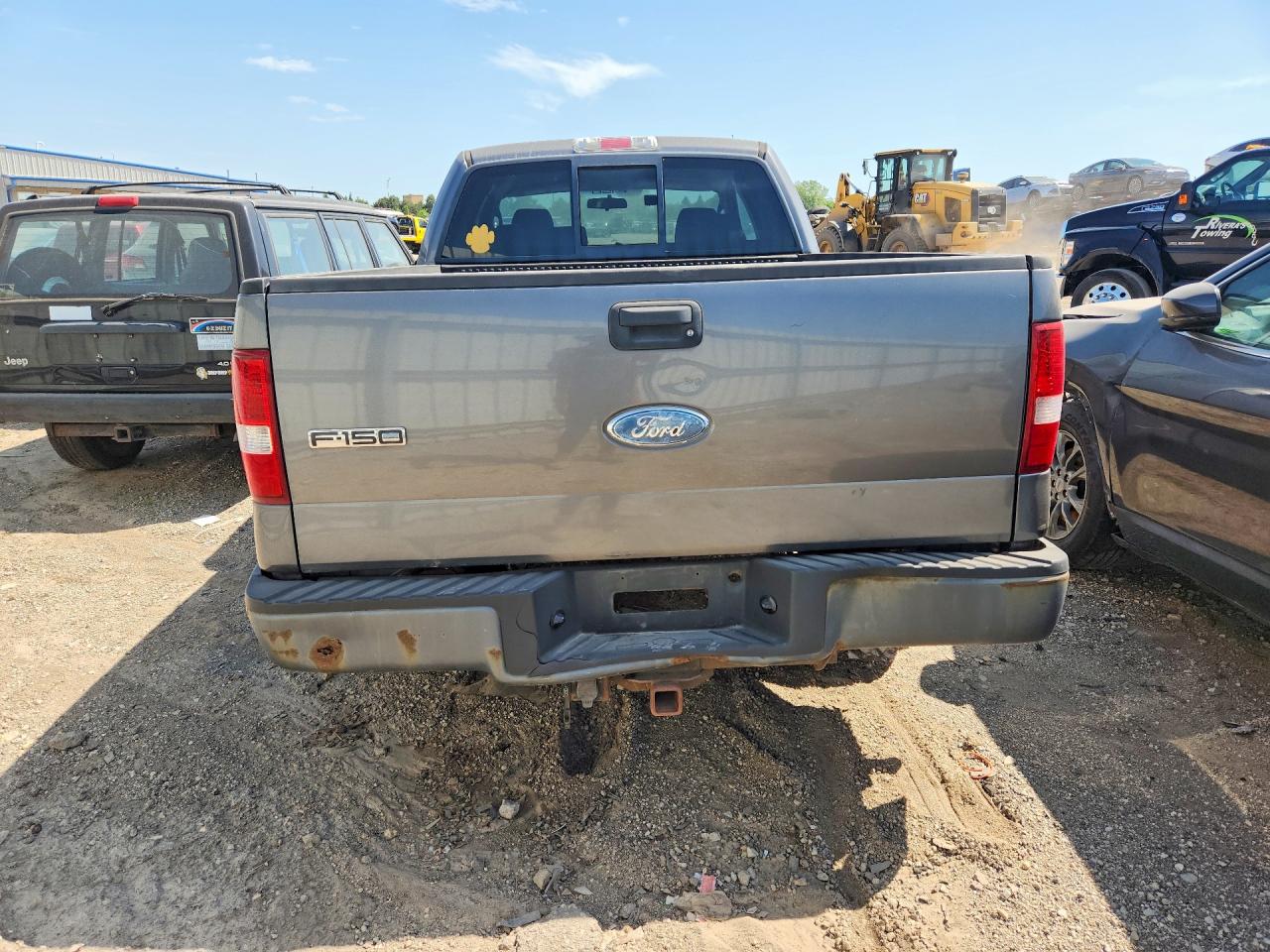 2007 Ford F150 Серый vin: 1FTRX12W47NA07766