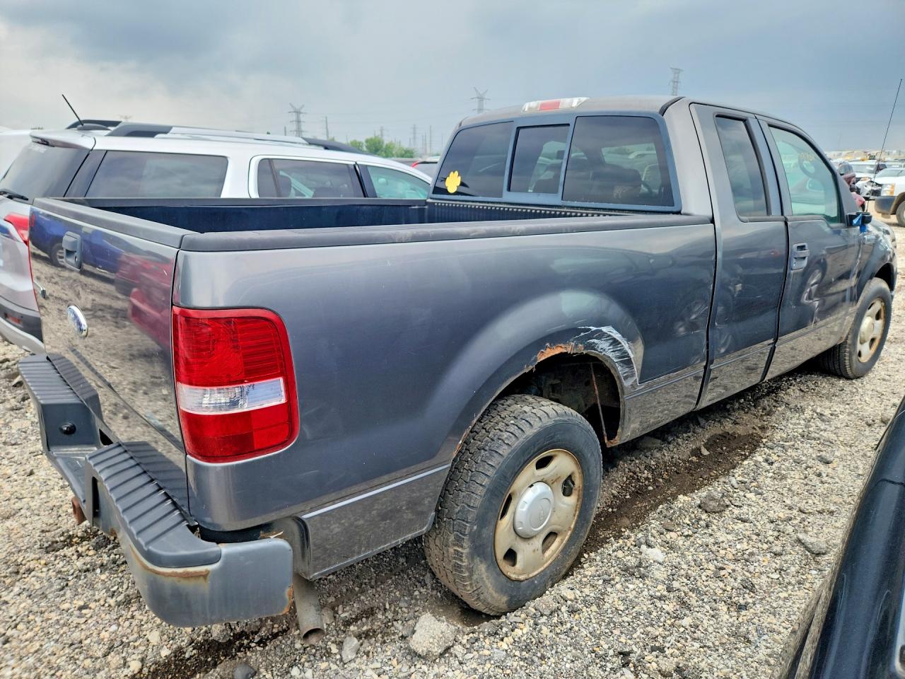 2007 Ford F150 Серый vin: 1FTRX12W47NA07766