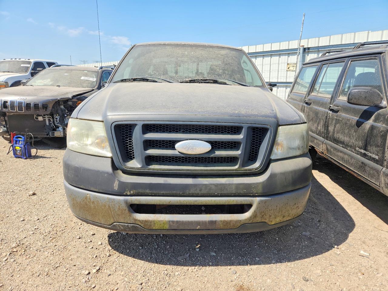 2007 Ford F150 Серый vin: 1FTRX12W47NA07766
