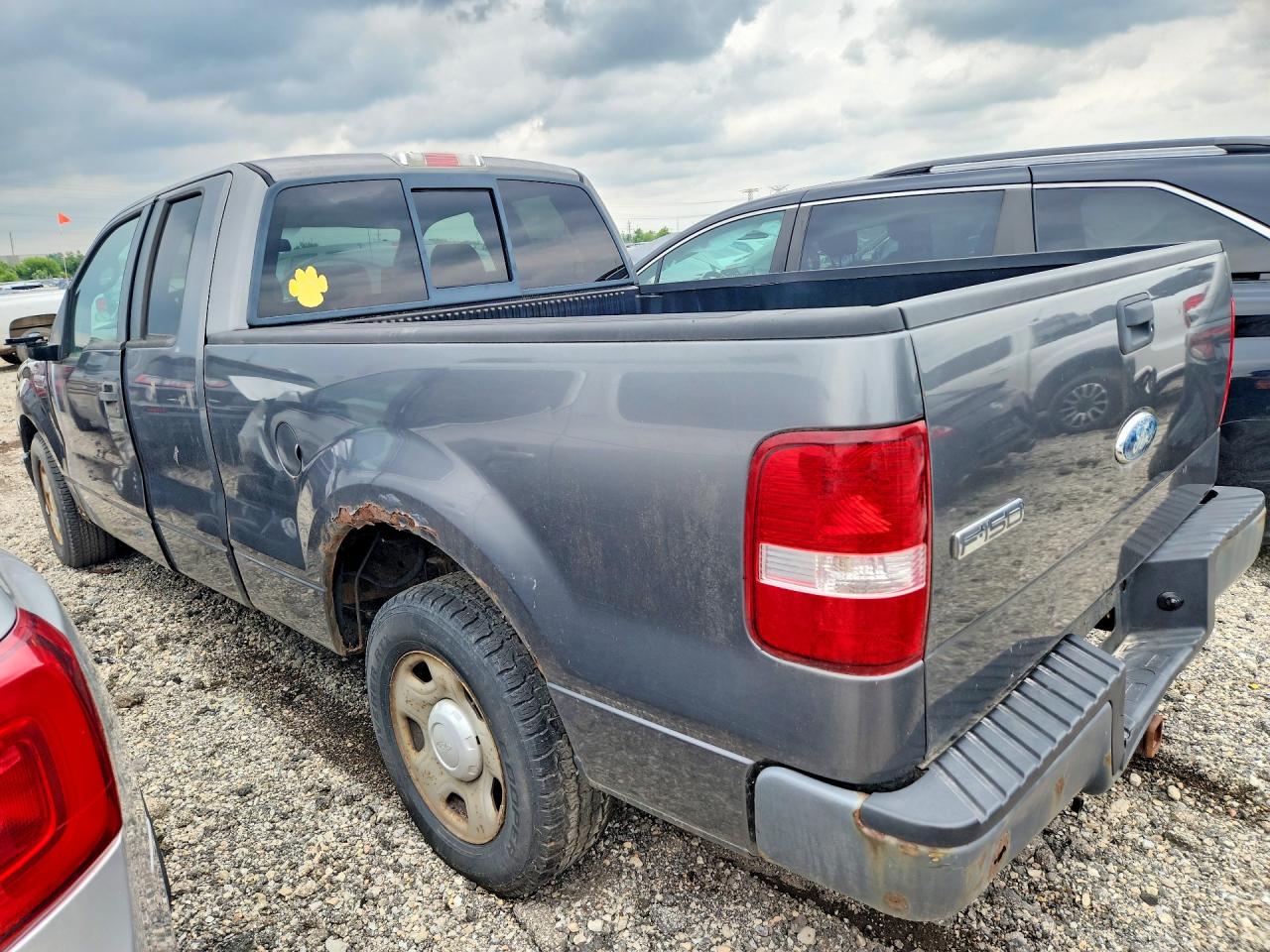 2007 Ford F150 Серый vin: 1FTRX12W47NA07766