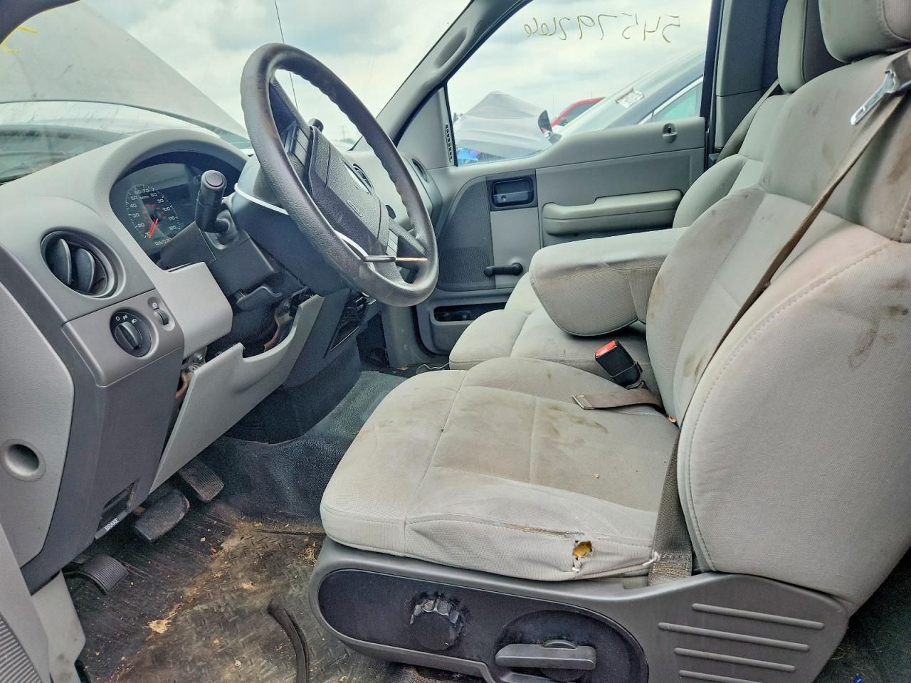2007 Ford F150 Серый vin: 1FTRX12W47NA07766