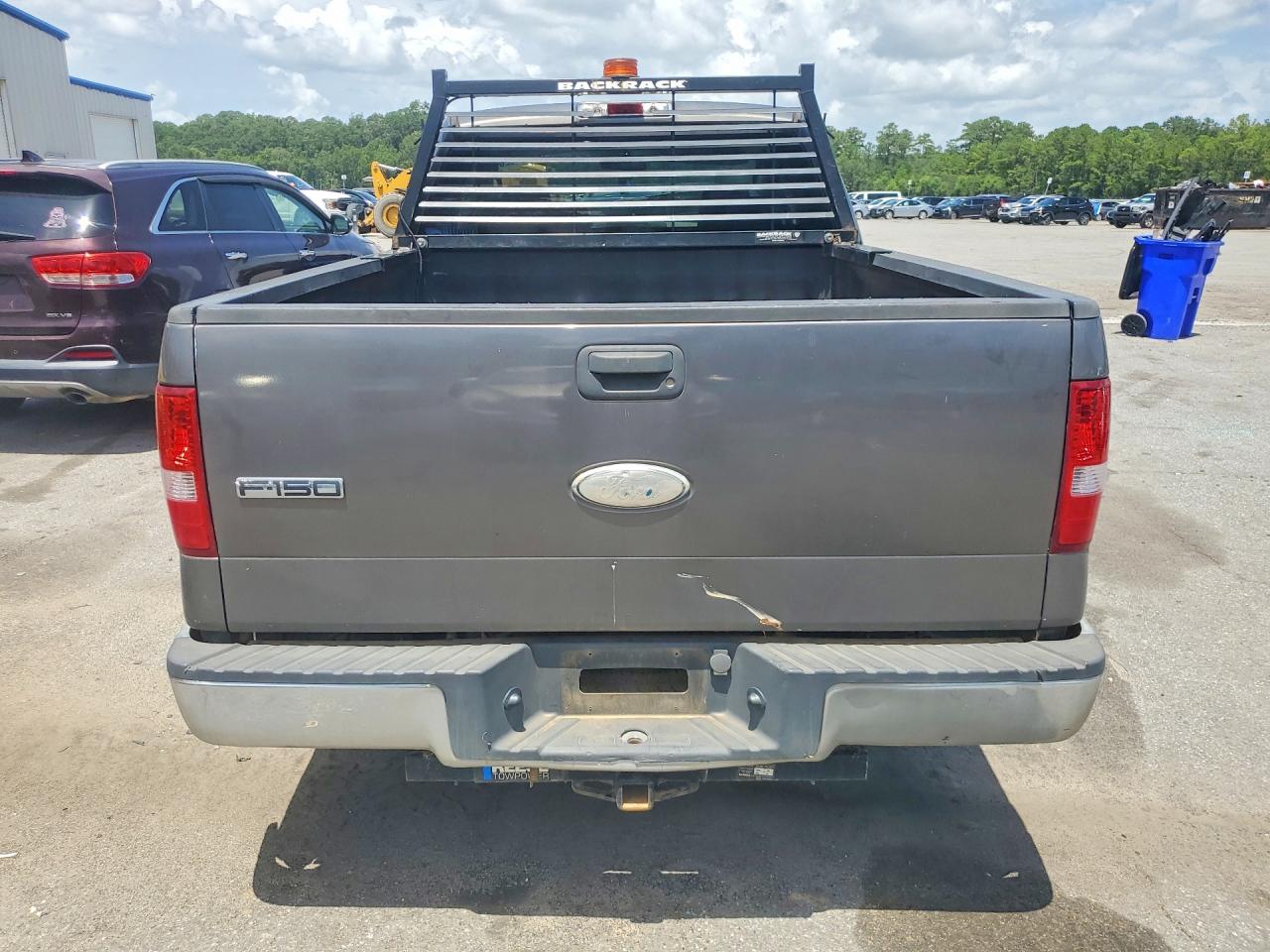 2008 Ford F150 Gray vin: 1FTRX12W48FB27434