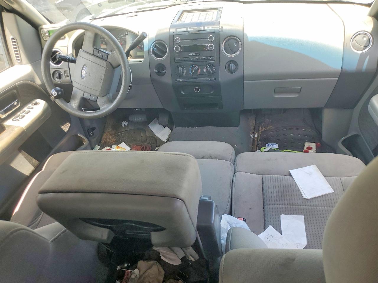 2008 Ford F150 Gray vin: 1FTRX12W48FB27434