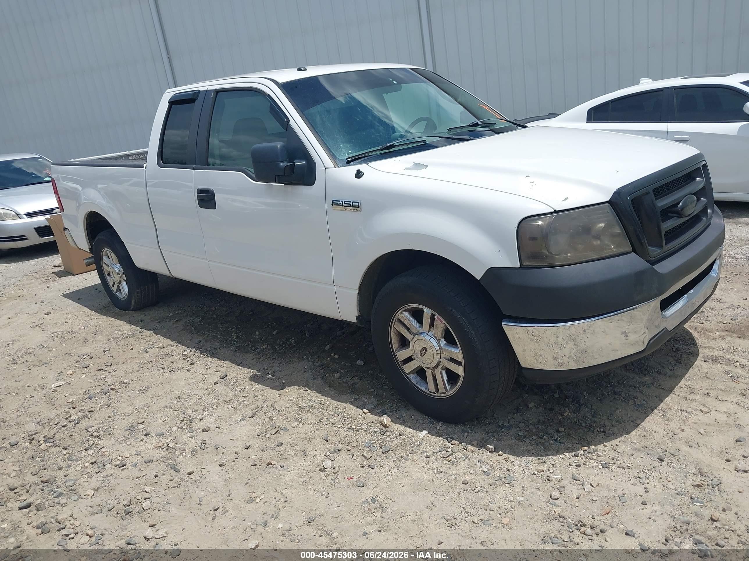 2008 Ford F-150 Fx2/stx/xl/xlt White vin: 1FTRX12W48KB23696