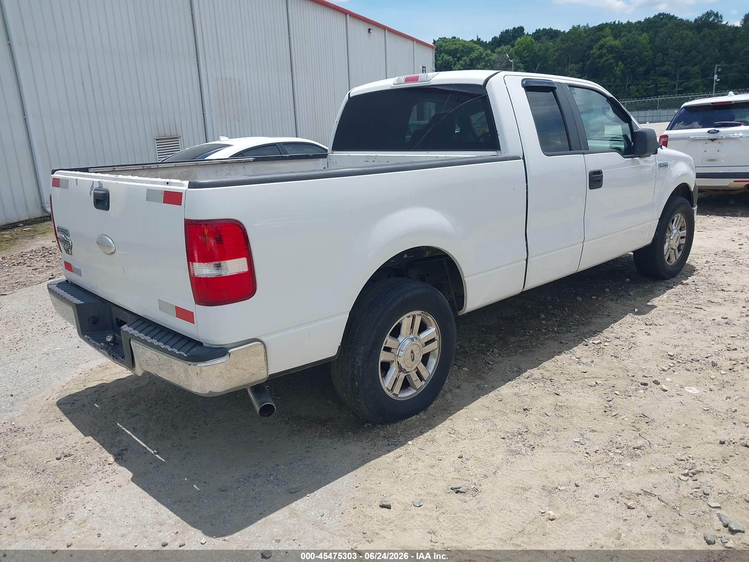 2008 Ford F-150 Fx2/stx/xl/xlt White vin: 1FTRX12W48KB23696