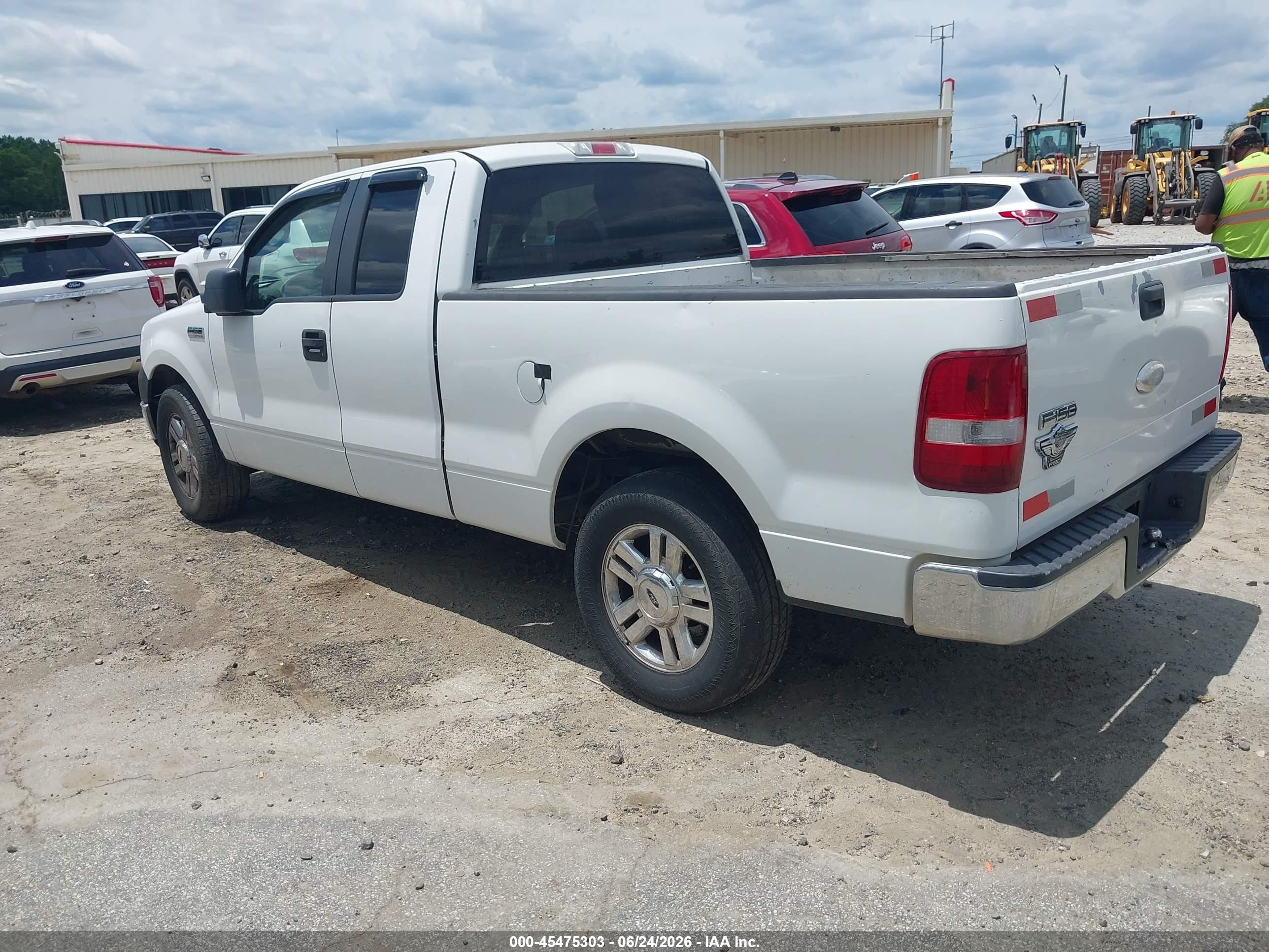 2008 Ford F-150 Fx2/stx/xl/xlt White vin: 1FTRX12W48KB23696