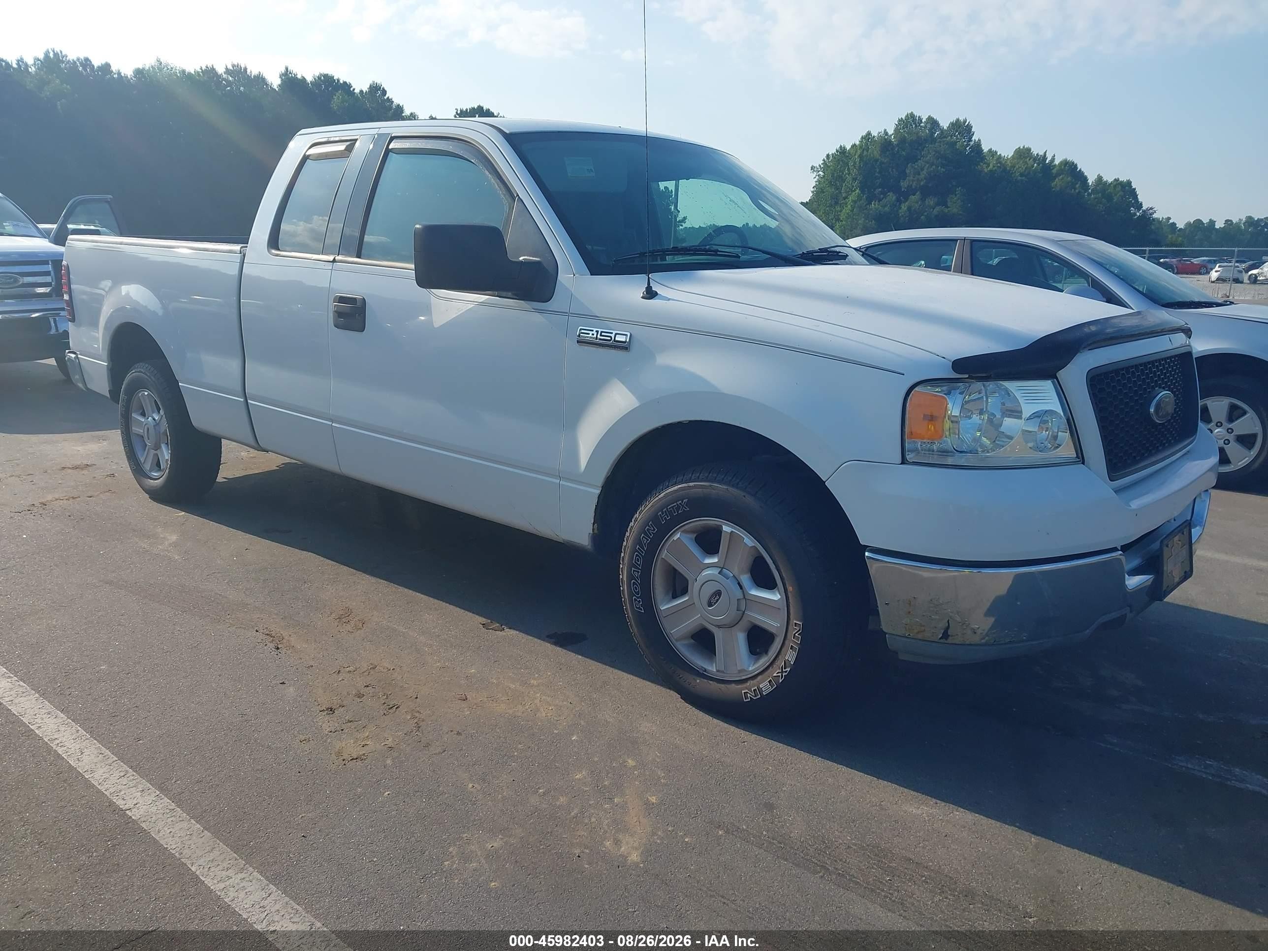 2004 Ford F-150 Stx/xl/xlt White vin: 1FTRX12W54NB30892