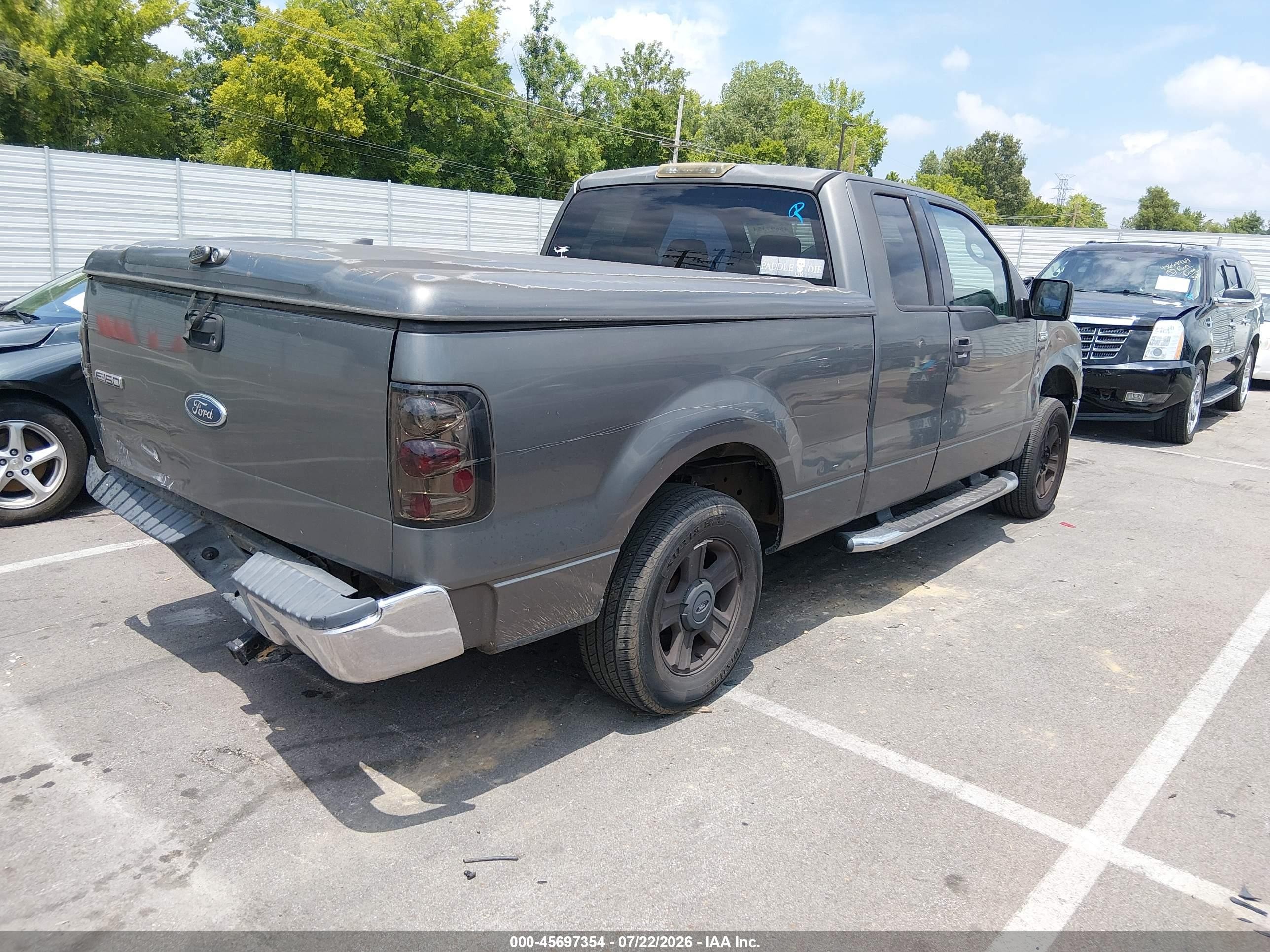 2004 Ford F-150 Stx/xl/xlt Gray vin: 1FTRX12W54NB63553