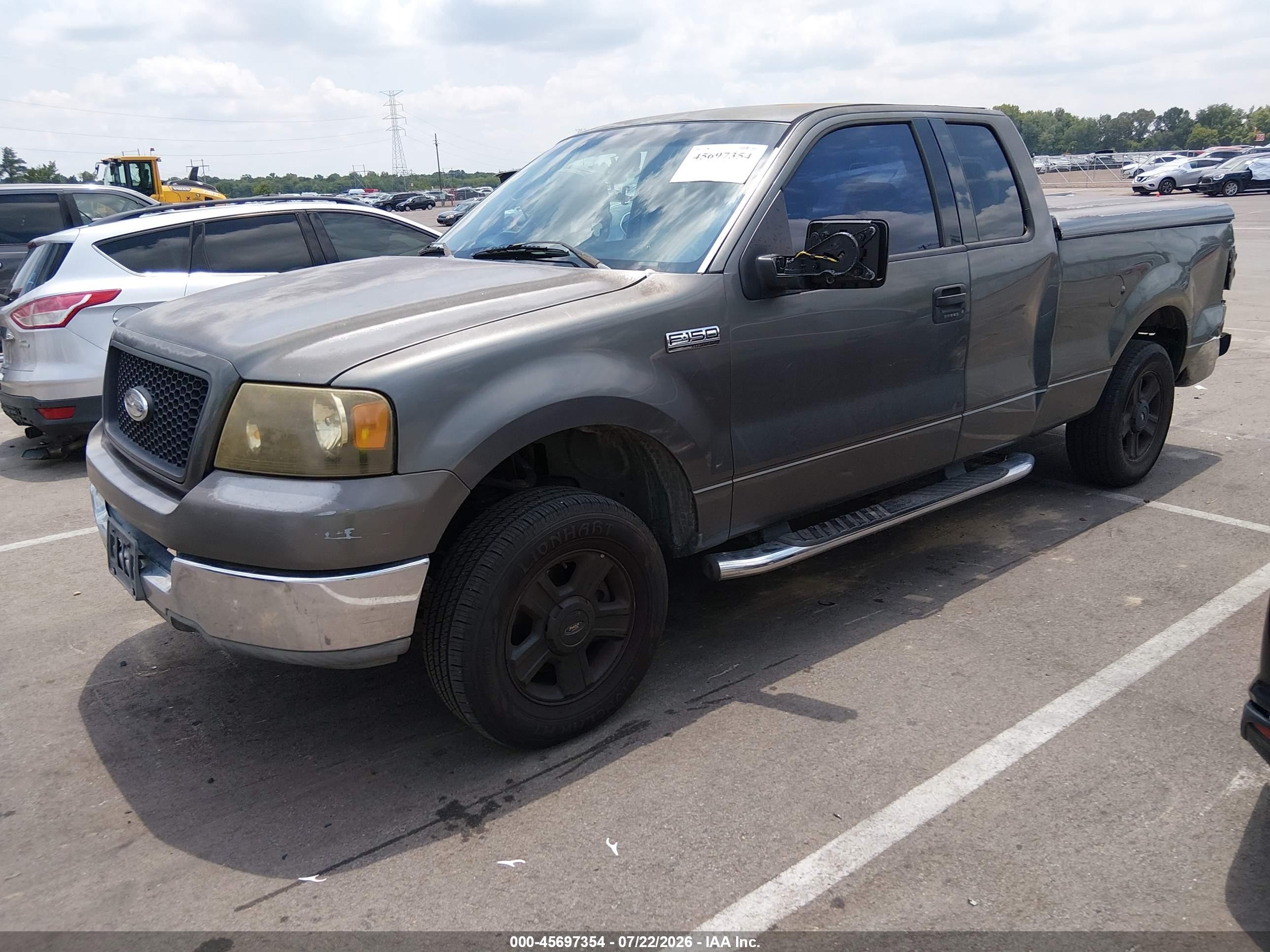2004 Ford F-150 Stx/xl/xlt Gray vin: 1FTRX12W54NB63553