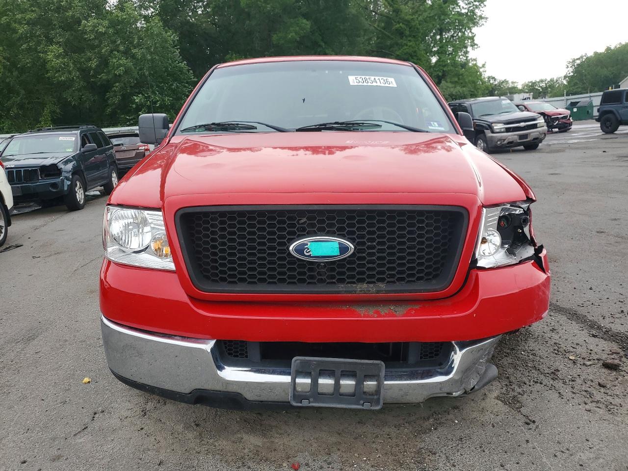2004 Ford F150 Red vin: 1FTRX12W54NC30751