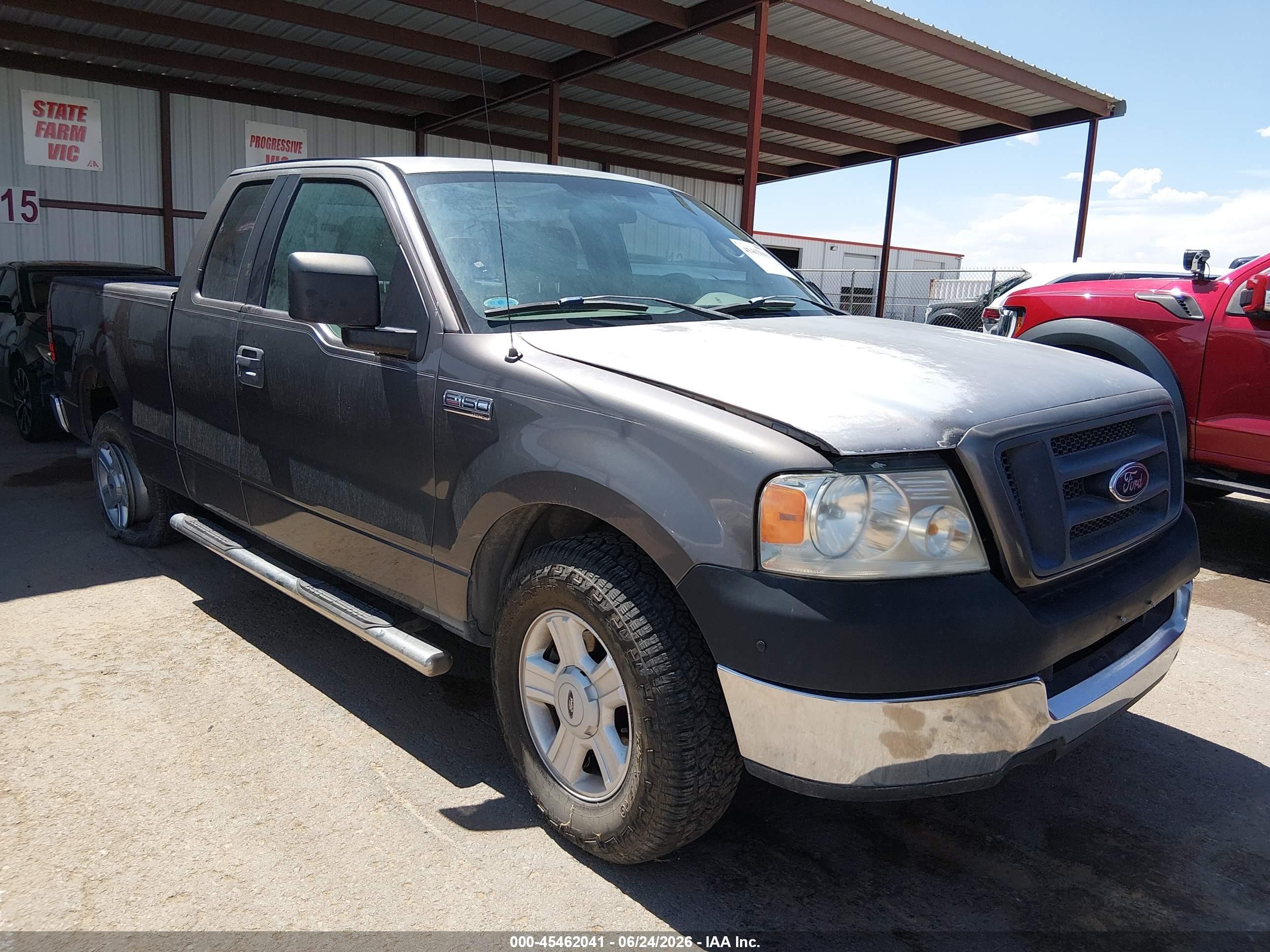 2005 Ford F-150 Stx/xl/xlt Gray vin: 1FTRX12W55FA39455