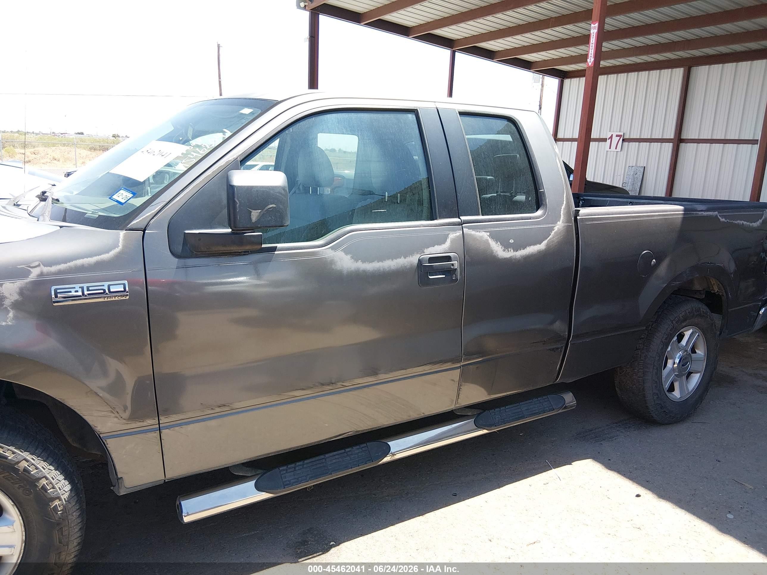 2005 Ford F-150 Stx/xl/xlt Gray vin: 1FTRX12W55FA39455