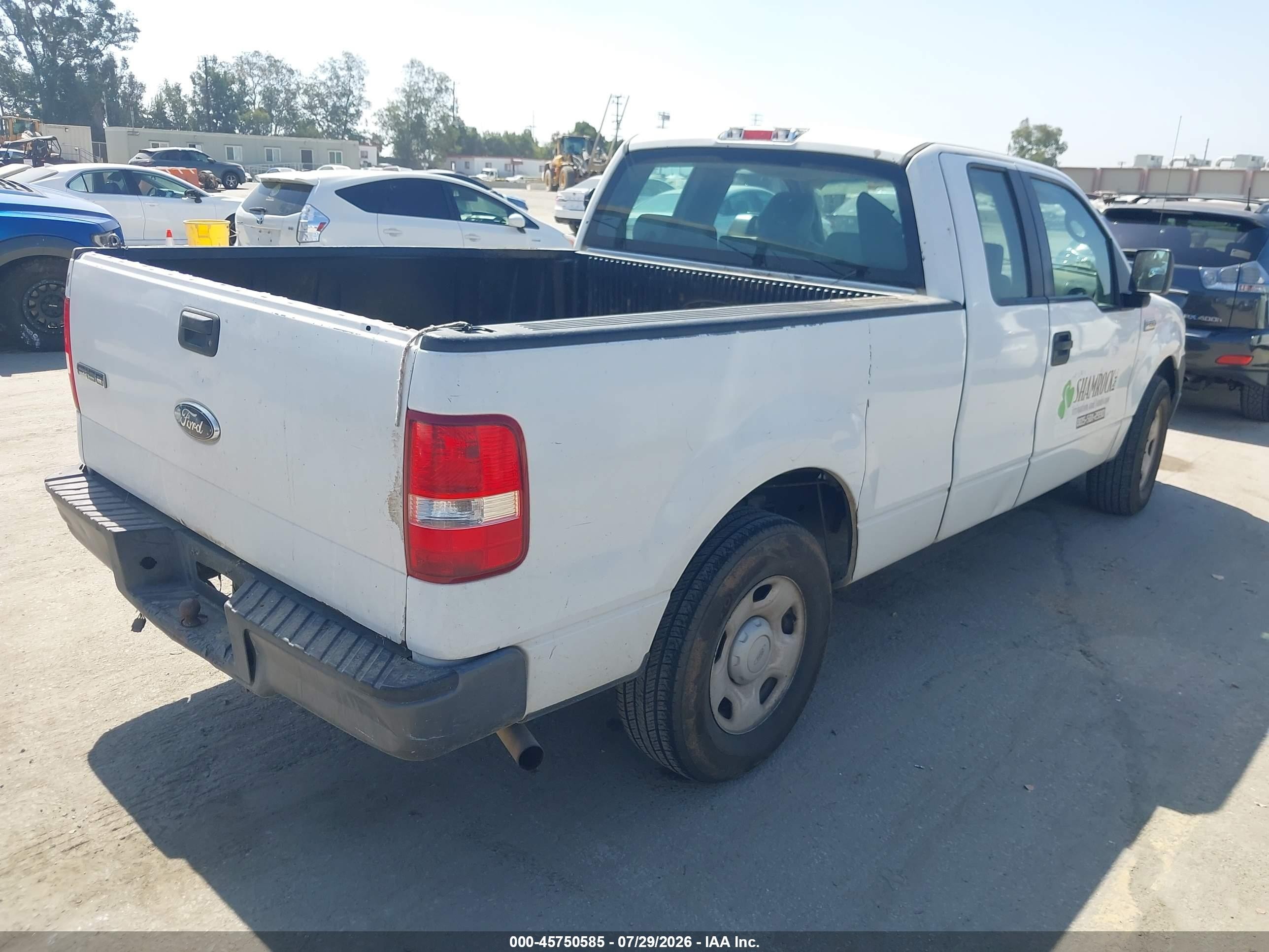 2007 Ford F-150 Stx/xl/xlt Белый vin: 1FTRX12W57FB26369