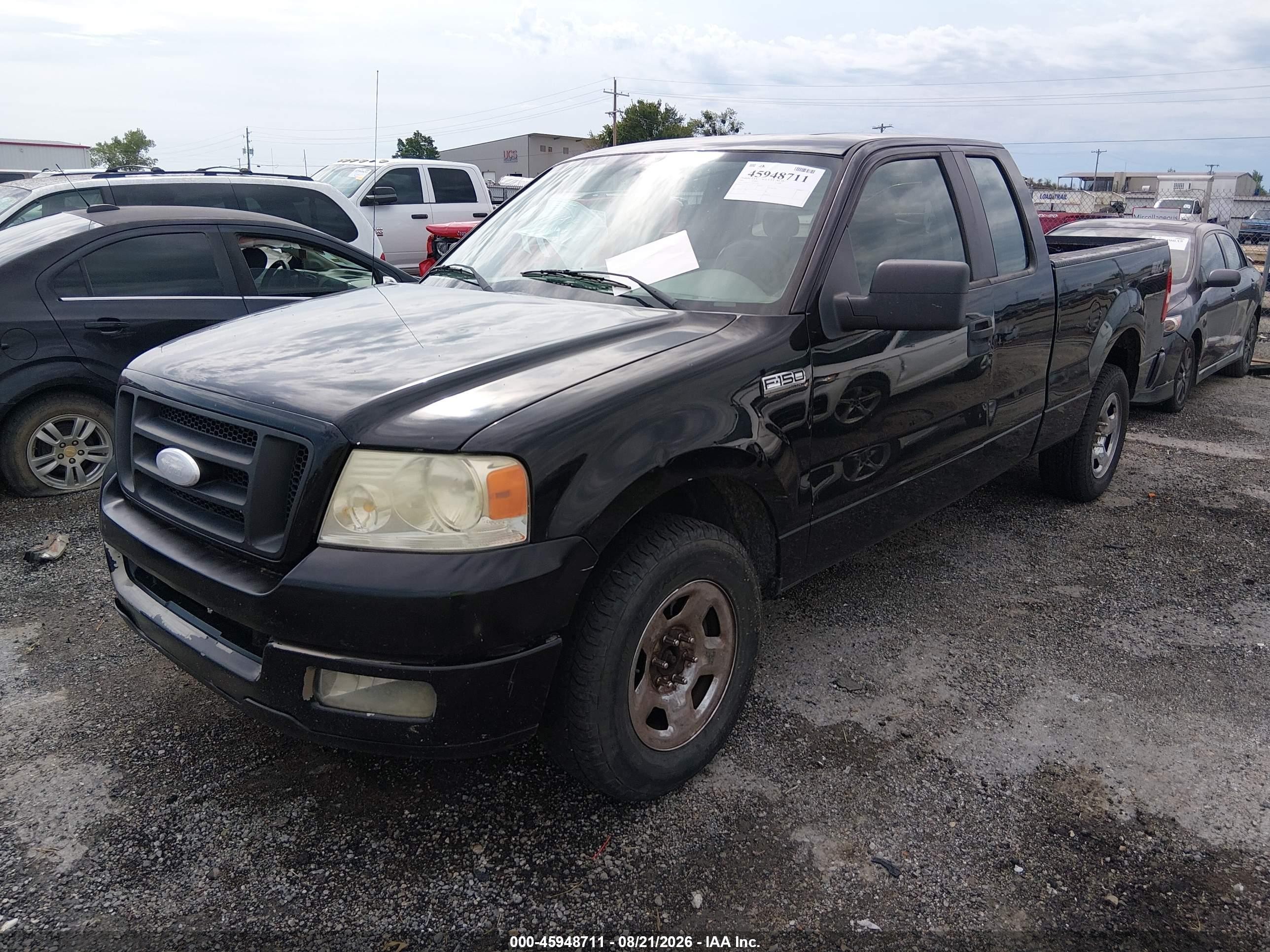 2007 Ford F-150 Stx/xl/xlt Black vin: 1FTRX12W57FB53930