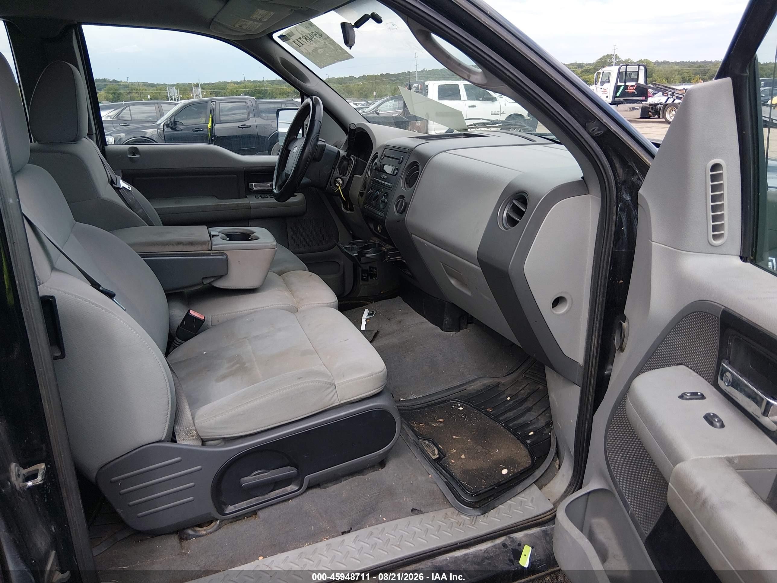 2007 Ford F-150 Stx/xl/xlt Black vin: 1FTRX12W57FB53930