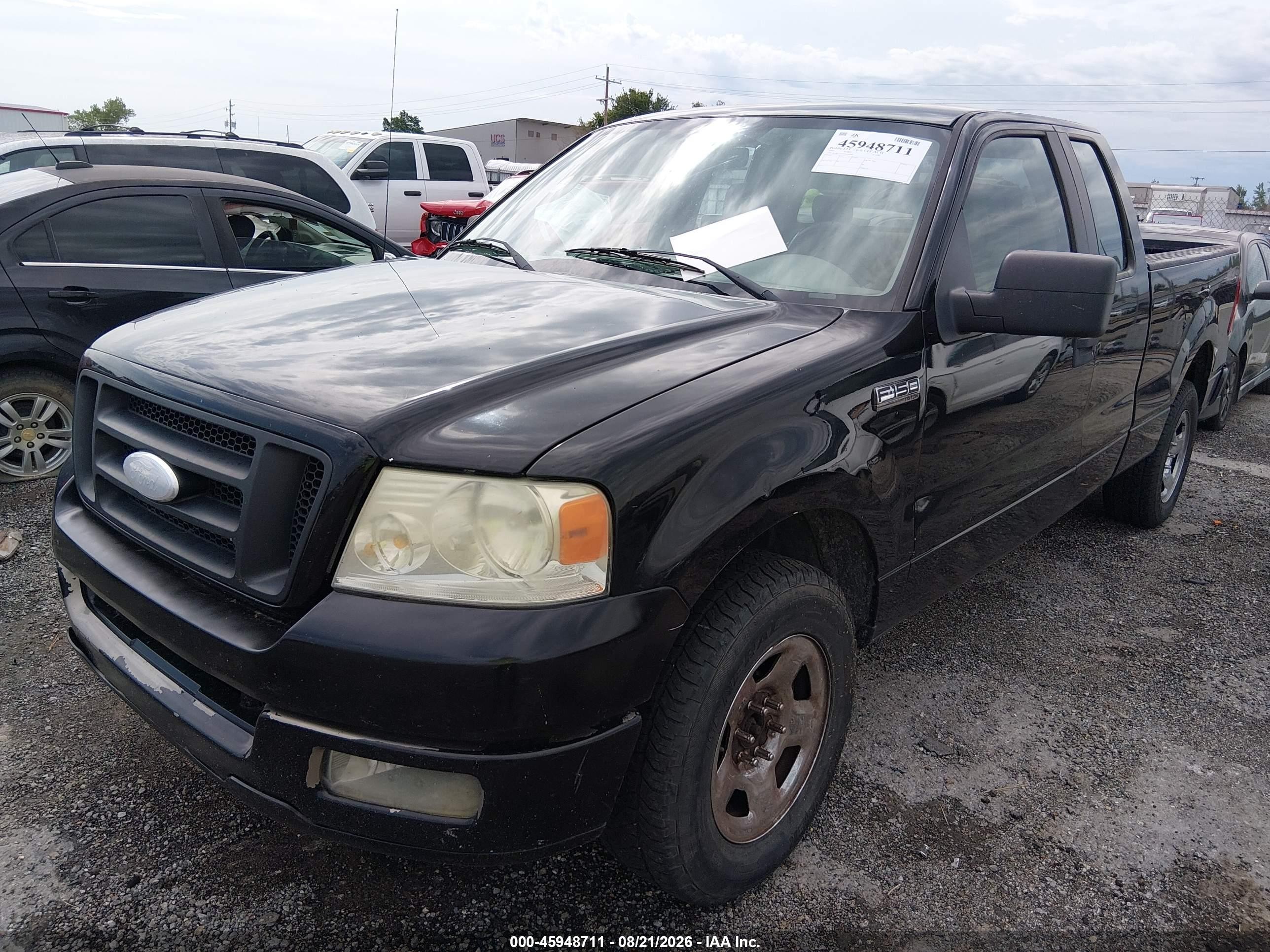 2007 Ford F-150 Stx/xl/xlt Black vin: 1FTRX12W57FB53930