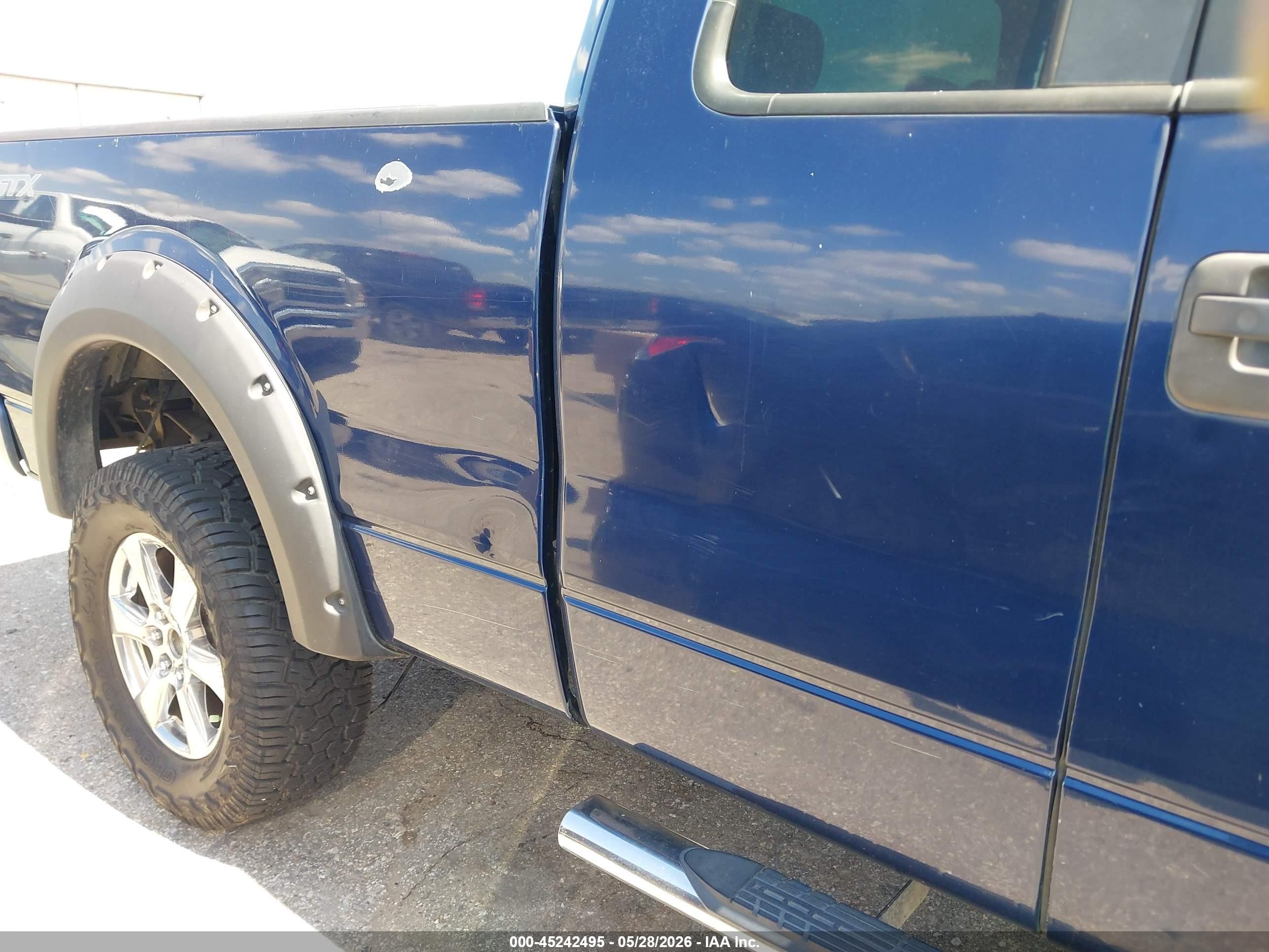 2008 Ford F-150 Fx2/stx/xl/xlt Blue vin: 1FTRX12W58FC19569