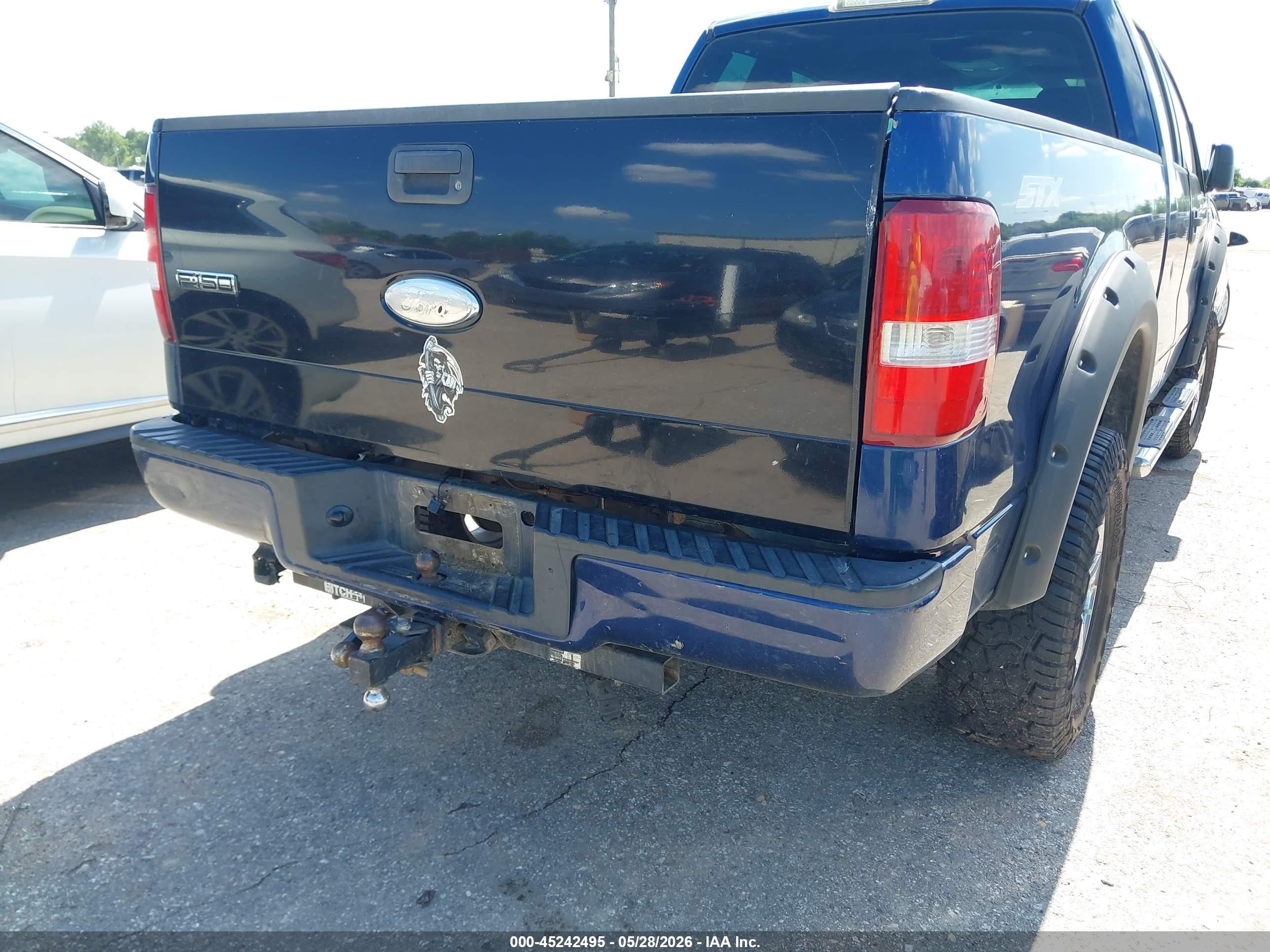 2008 Ford F-150 Fx2/stx/xl/xlt Blue vin: 1FTRX12W58FC19569