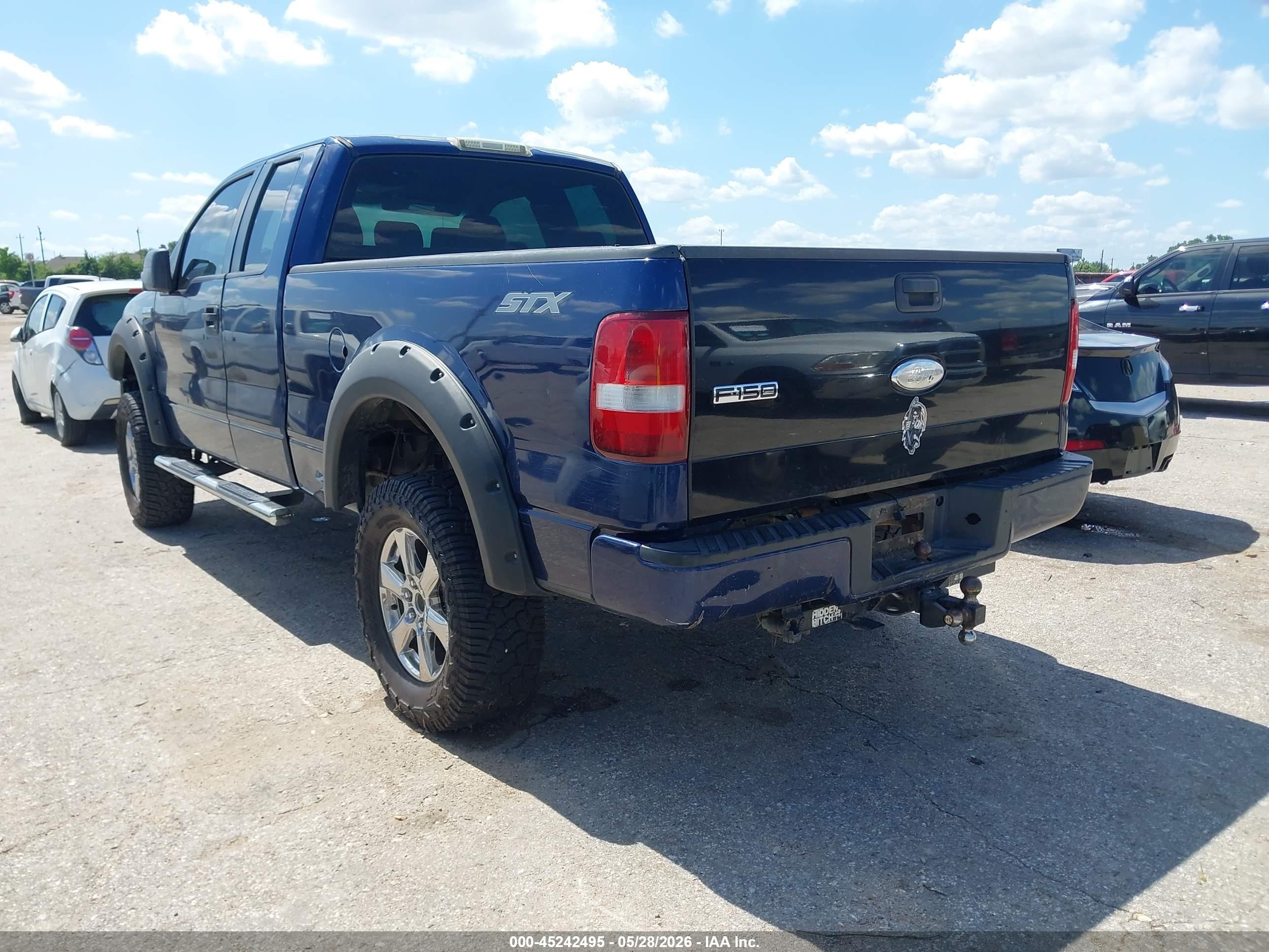 2008 Ford F-150 Fx2/stx/xl/xlt Blue vin: 1FTRX12W58FC19569