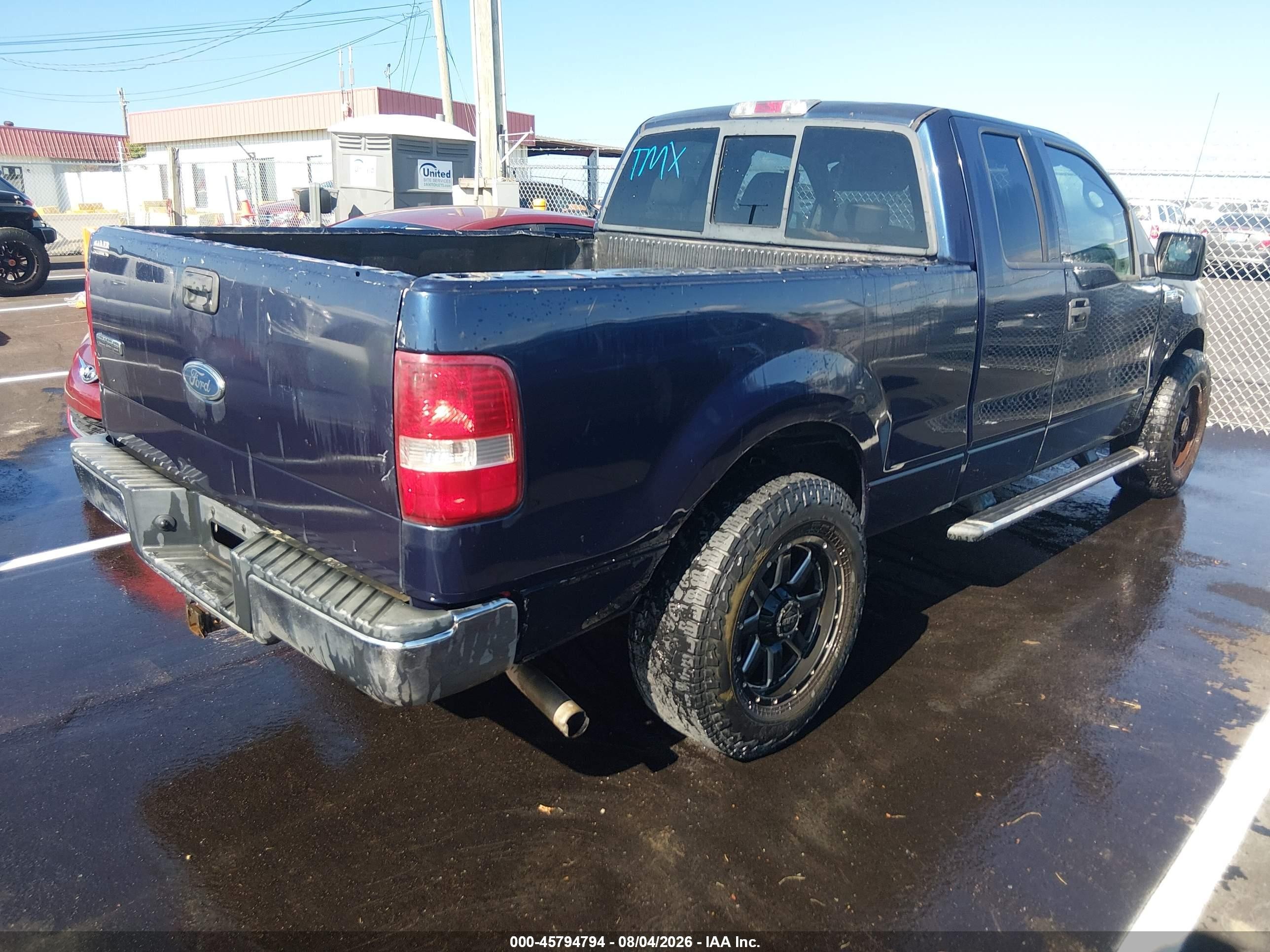 2004 Ford F-150 Stx/xl/xlt Blue vin: 1FTRX12W64NB97498