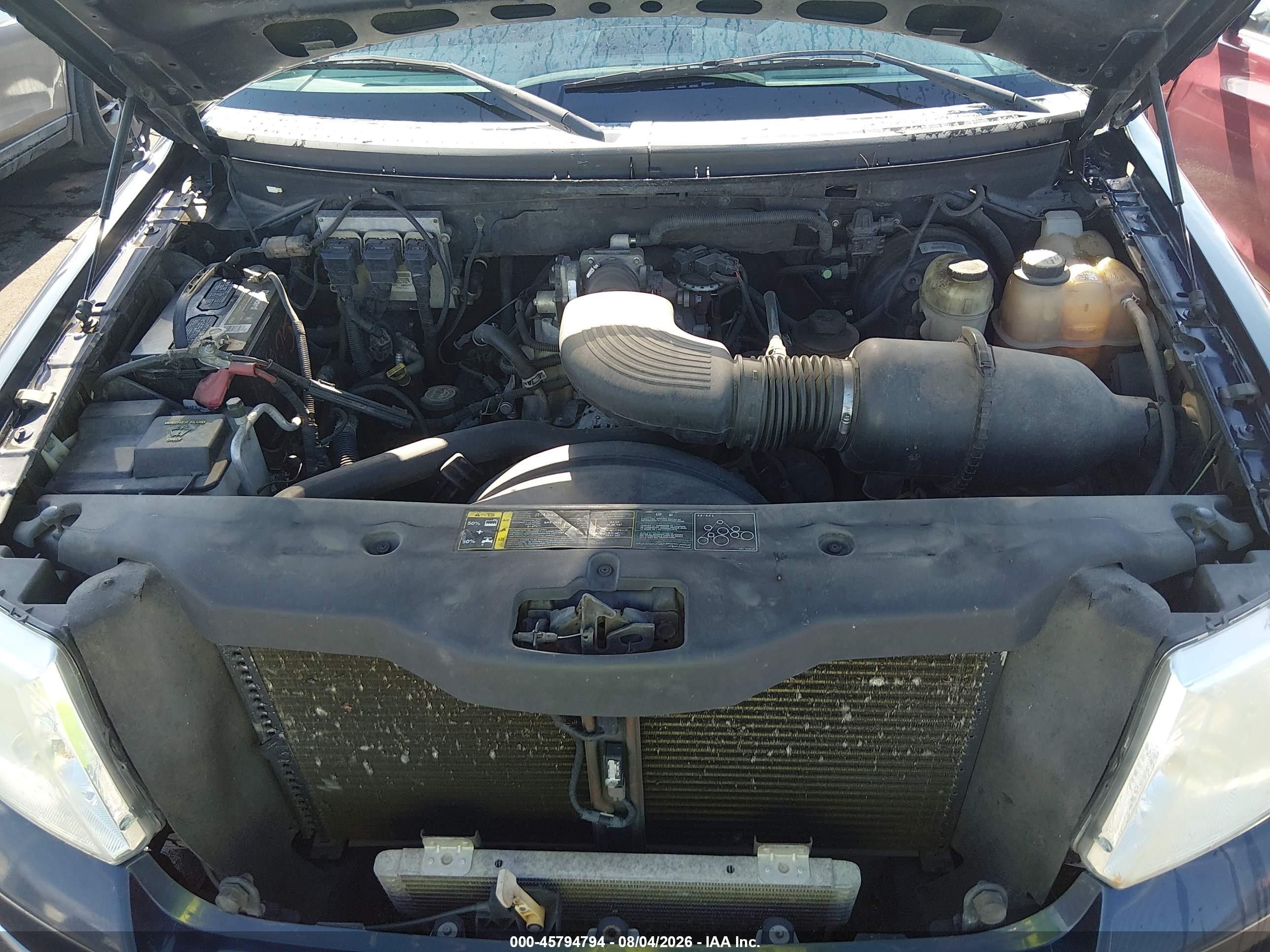 2004 Ford F-150 Stx/xl/xlt Blue vin: 1FTRX12W64NB97498