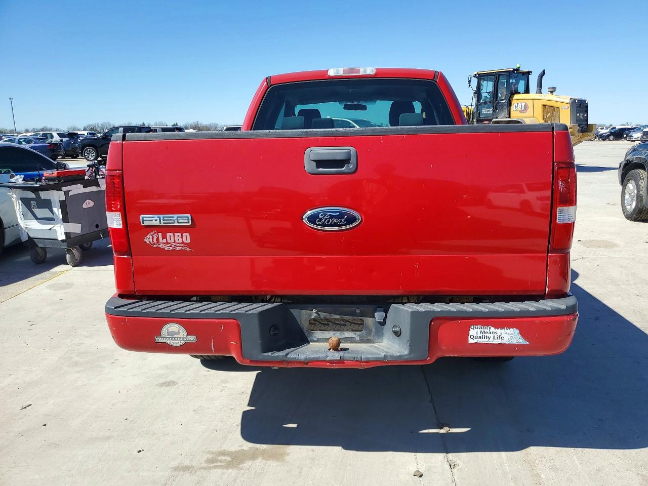 2005 Ford F150 Red vin: 1FTRX12W65FA95341