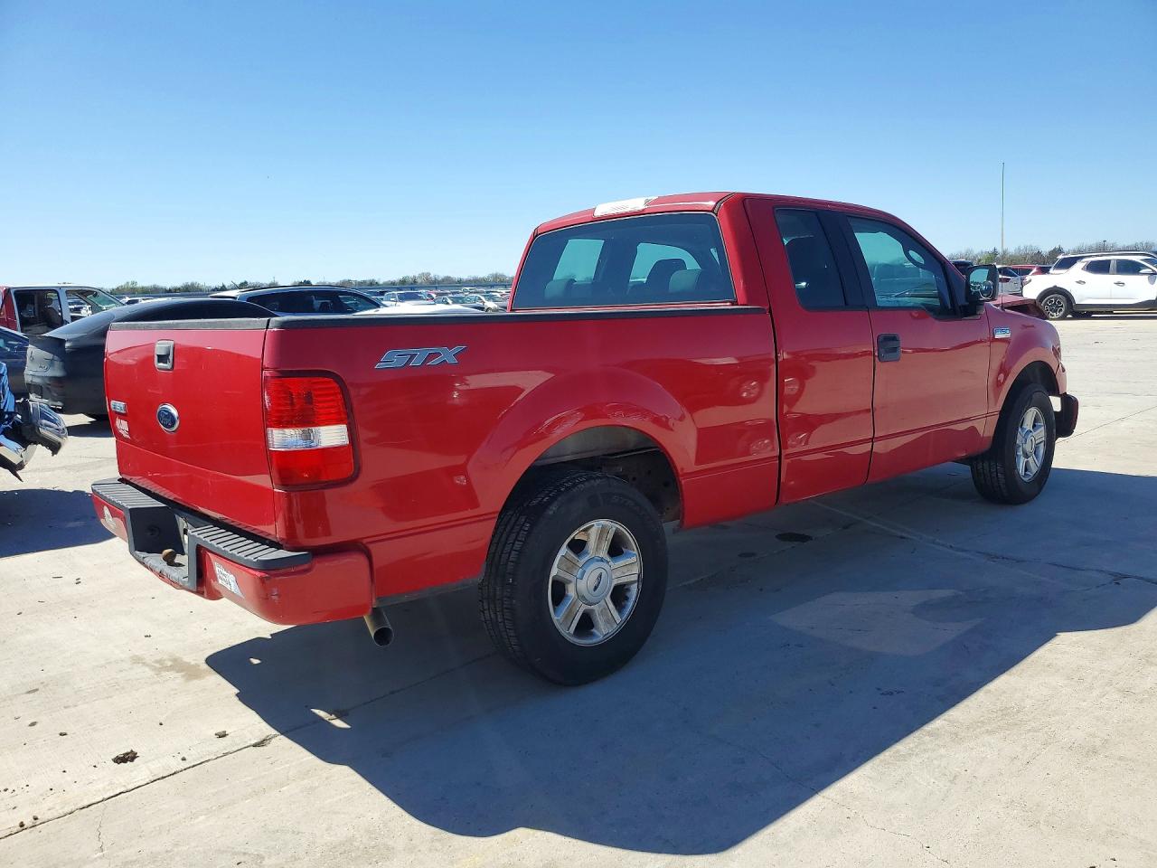 2005 Ford F150 Red vin: 1FTRX12W65FA95341