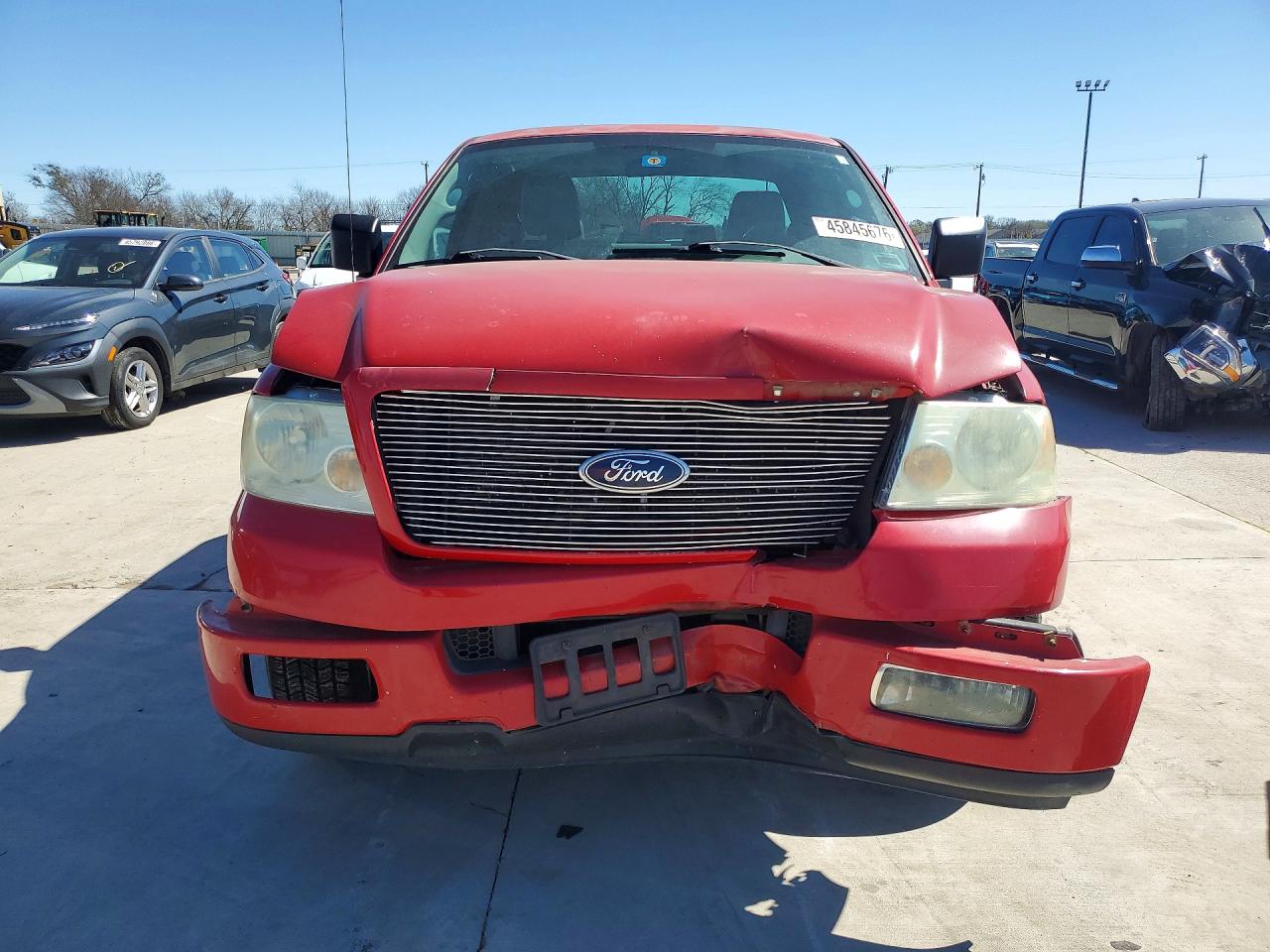 2005 Ford F150 Red vin: 1FTRX12W65FA95341