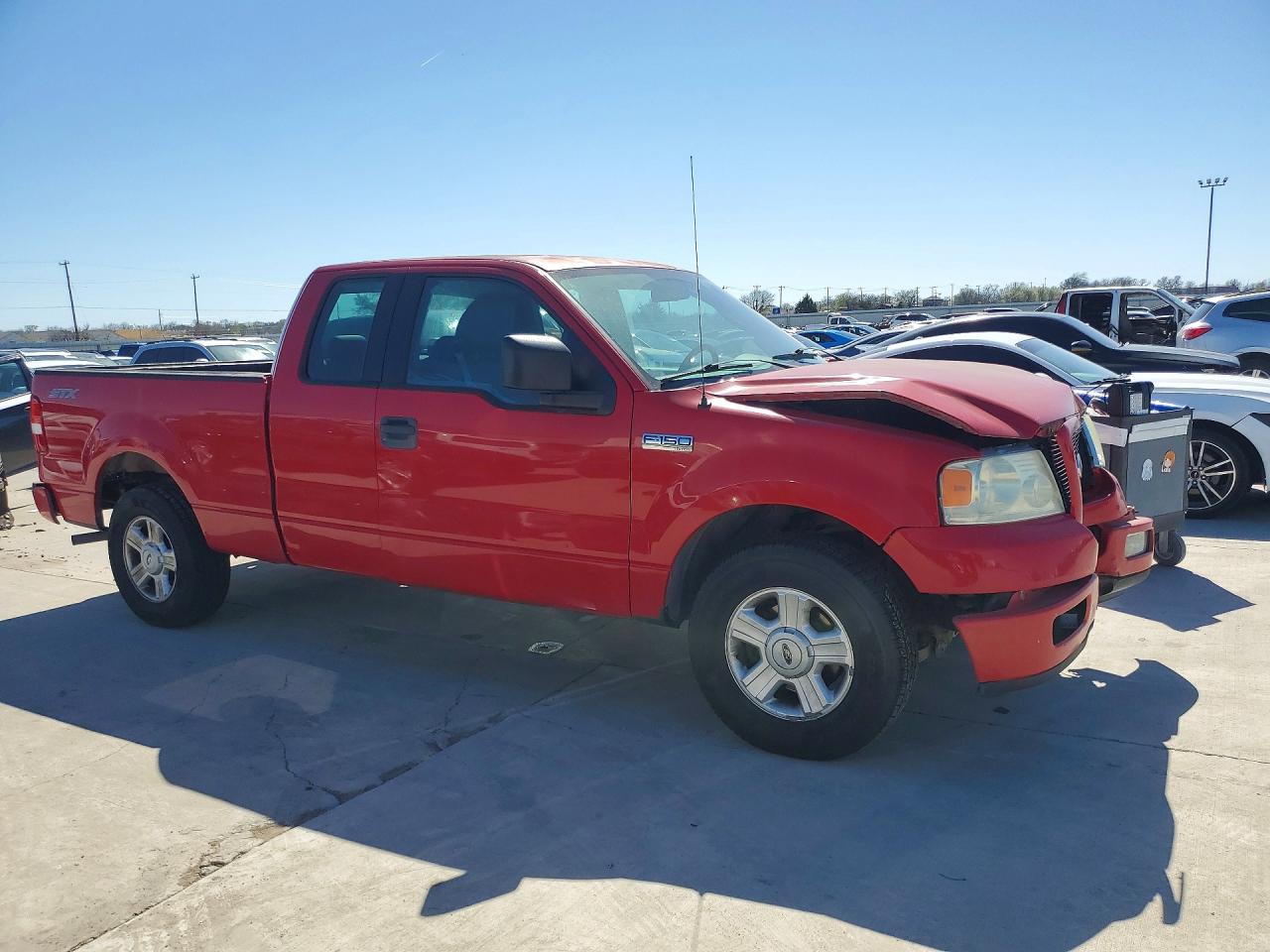 2005 Ford F150 Red vin: 1FTRX12W65FA95341