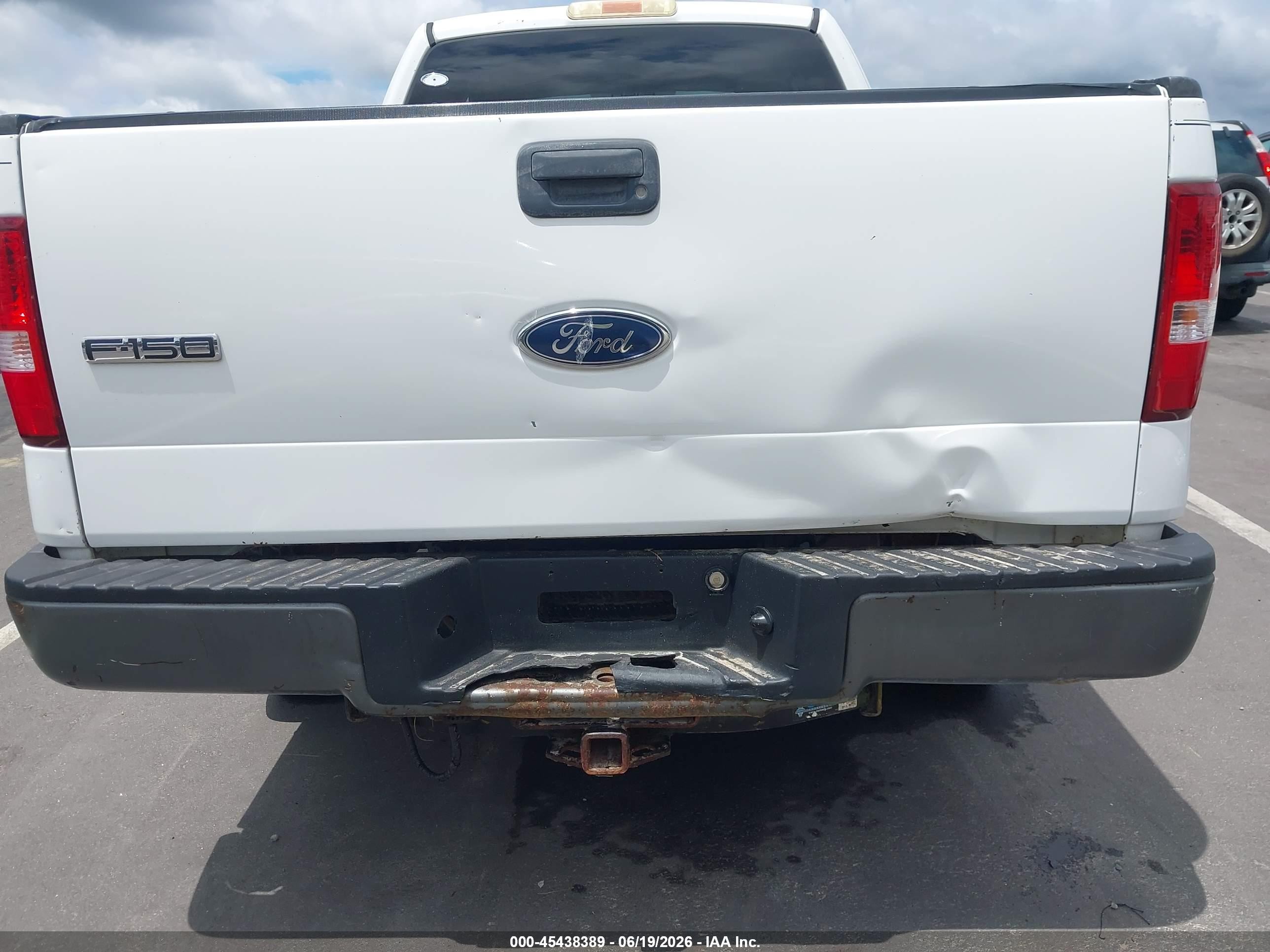 2005 Ford F-150 Stx/xl/xlt White vin: 1FTRX12W65NA19740
