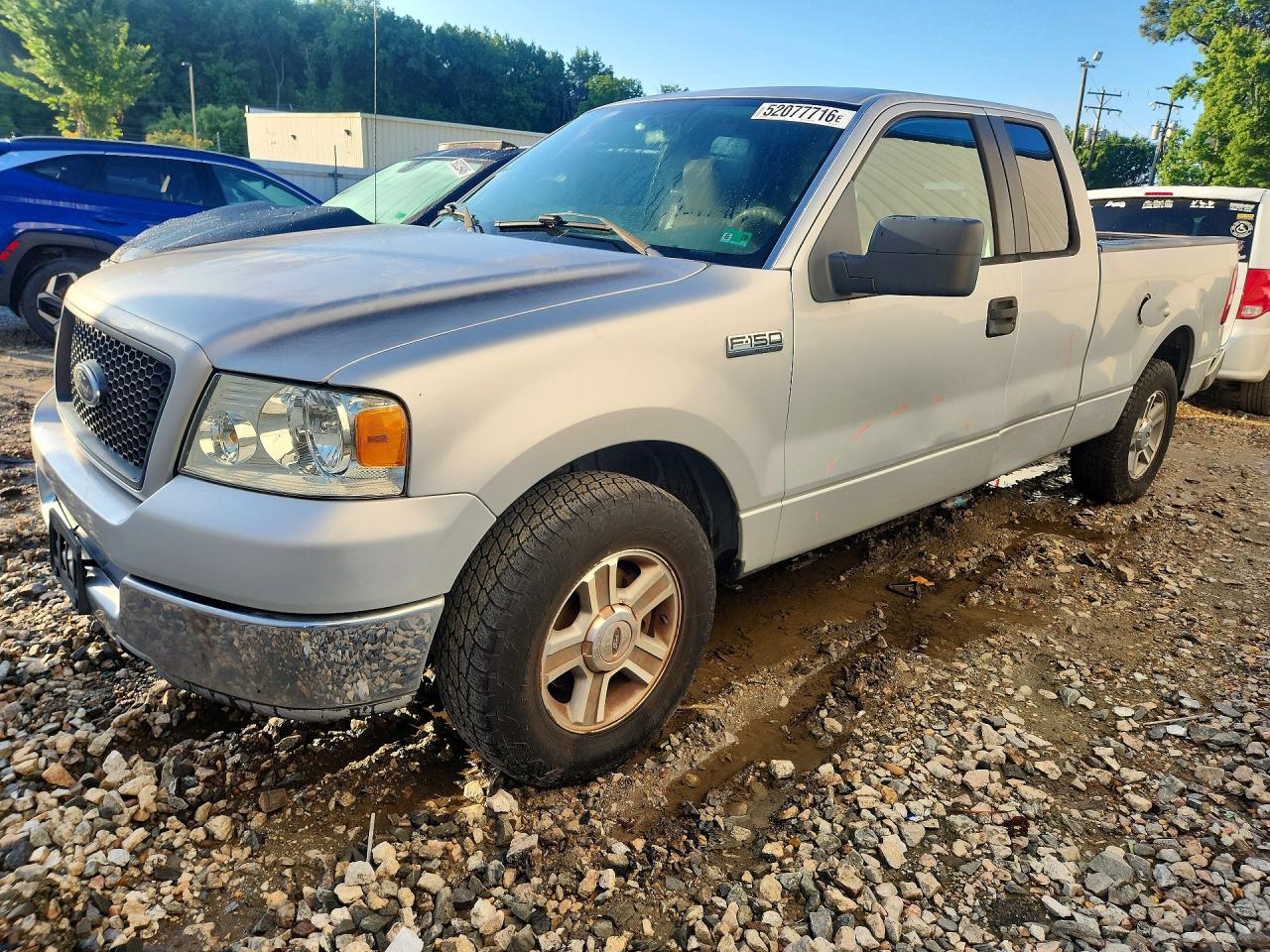 2005 Ford F150 Silver vin: 1FTRX12W65NA47375