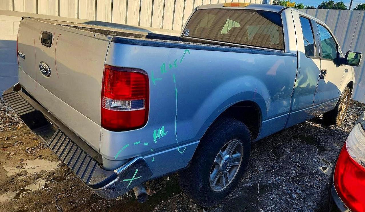 2005 Ford F150 Silver vin: 1FTRX12W65NA47375