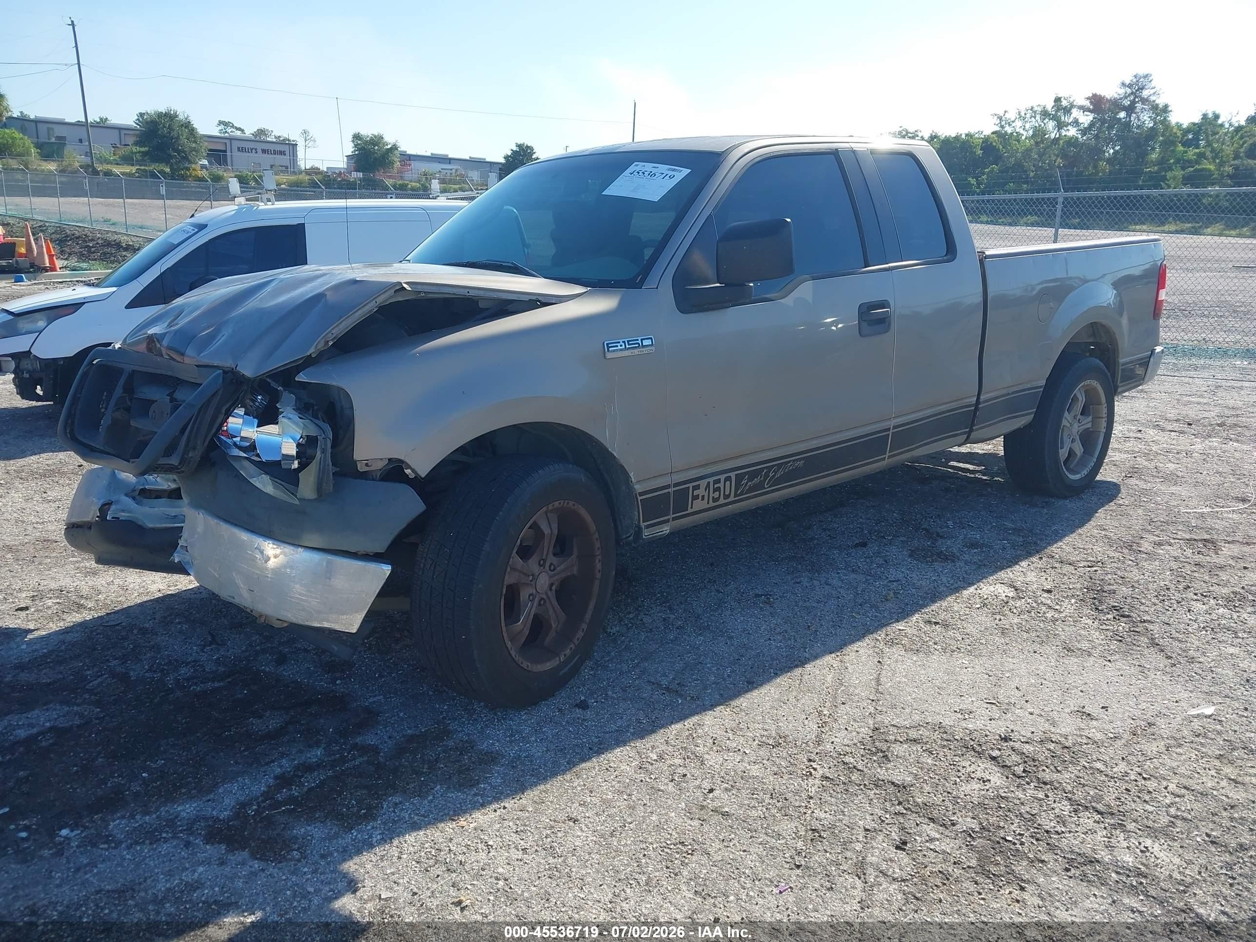 2006 Ford F-150 Stx/xl/xlt Beige vin: 1FTRX12W66FB09840