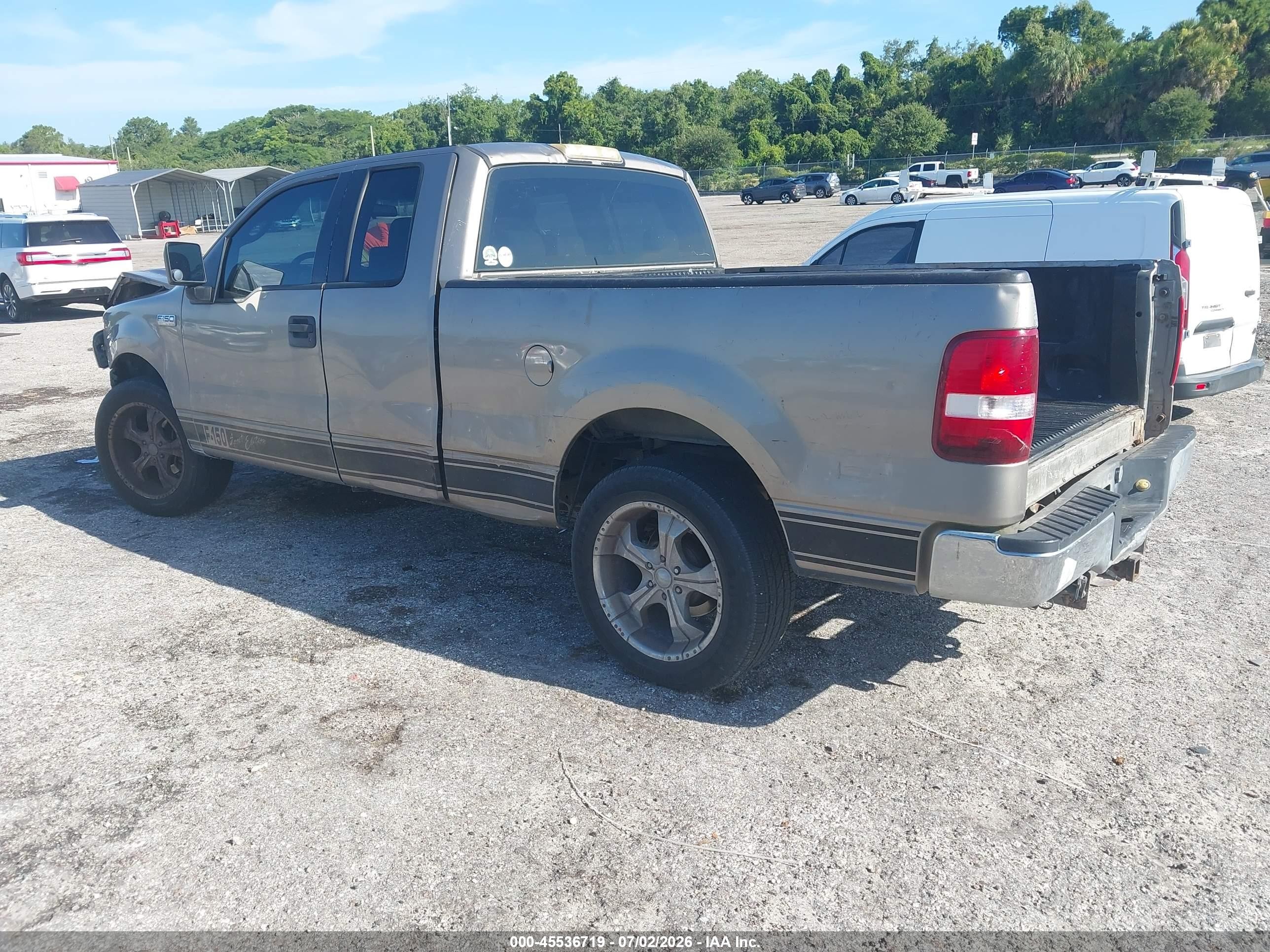 2006 Ford F-150 Stx/xl/xlt Beige vin: 1FTRX12W66FB09840
