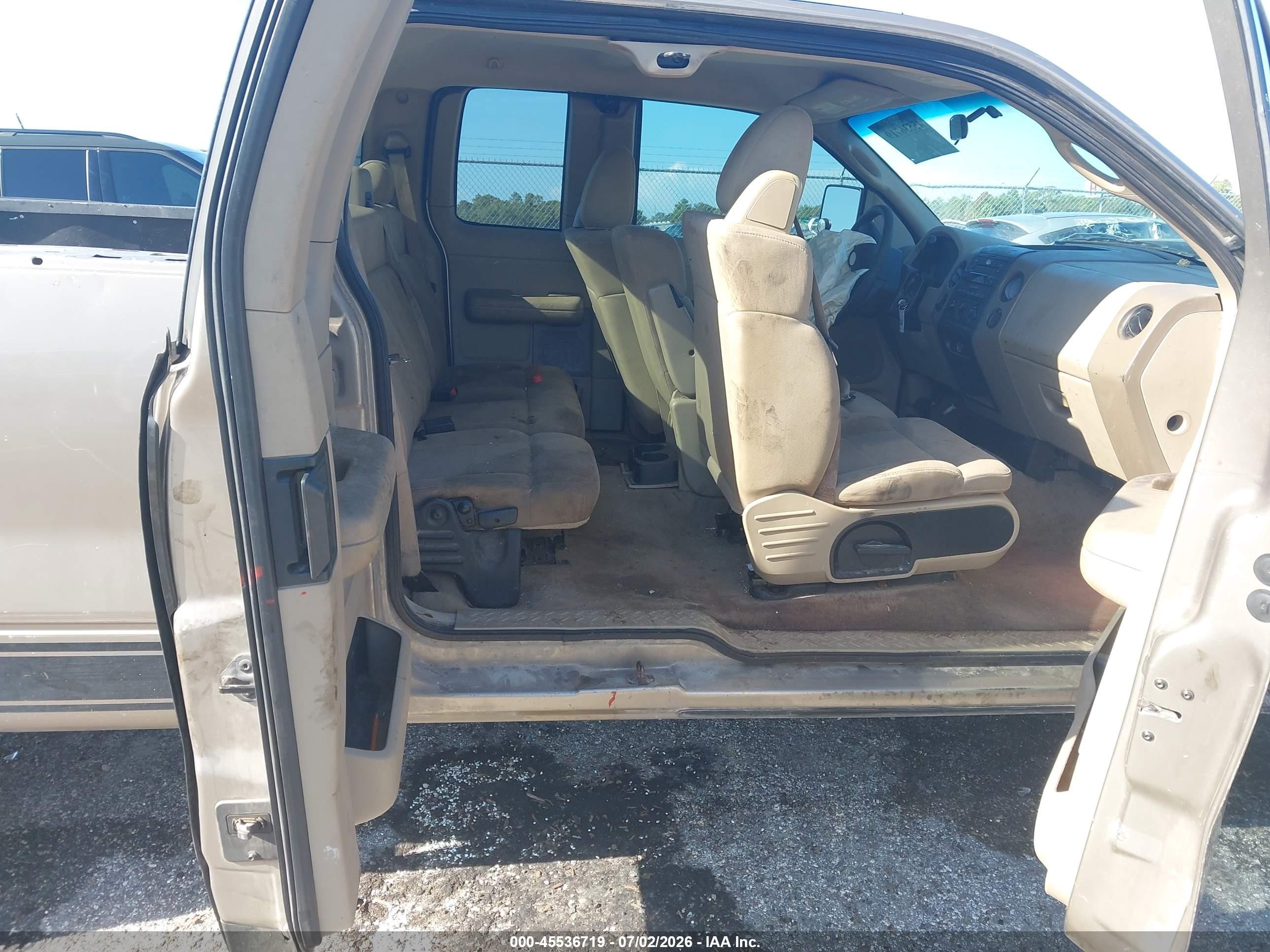 2006 Ford F-150 Stx/xl/xlt Beige vin: 1FTRX12W66FB09840
