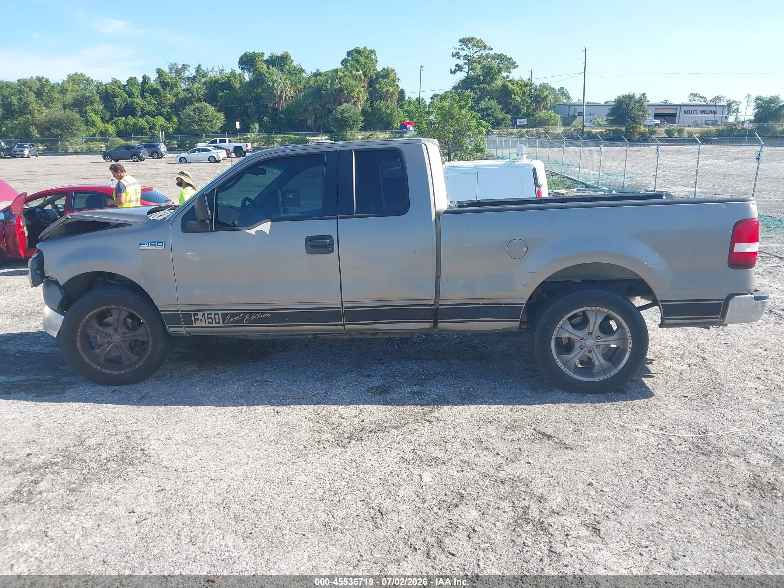 2006 Ford F-150 Stx/xl/xlt Beige vin: 1FTRX12W66FB09840