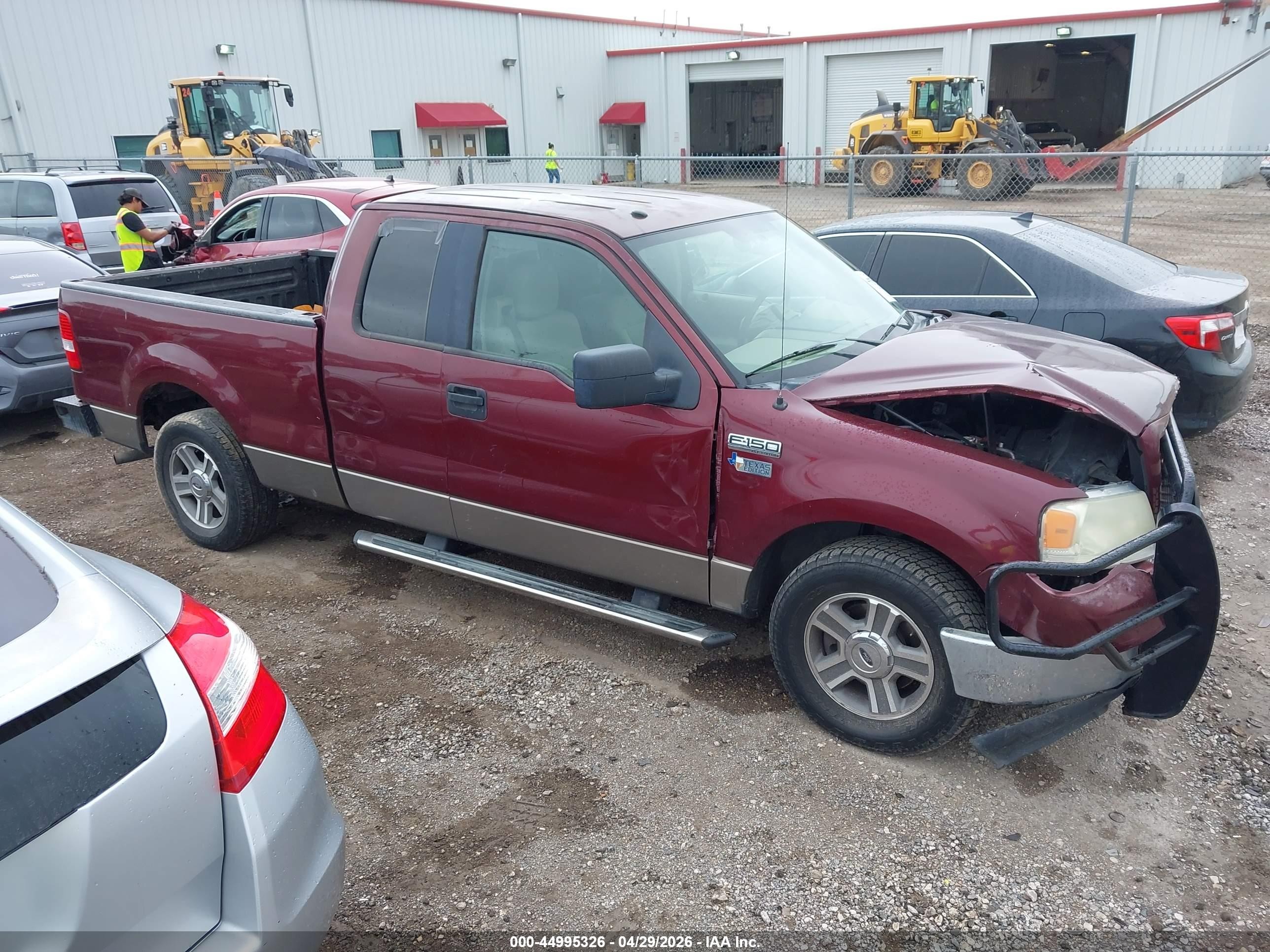2006 Ford F-150 Stx/xl/xlt Burgundy vin: 1FTRX12W66NA39018
