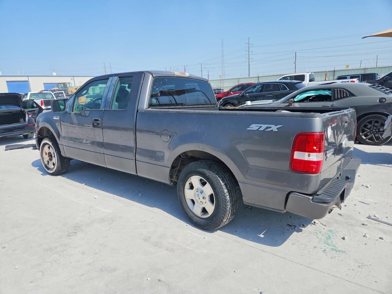 2007 Ford F150 Gray vin: 1FTRX12W67FA51374