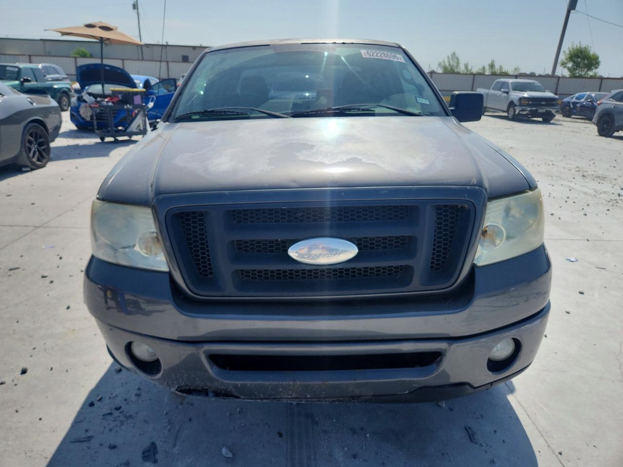 2007 Ford F150 Gray vin: 1FTRX12W67FA51374