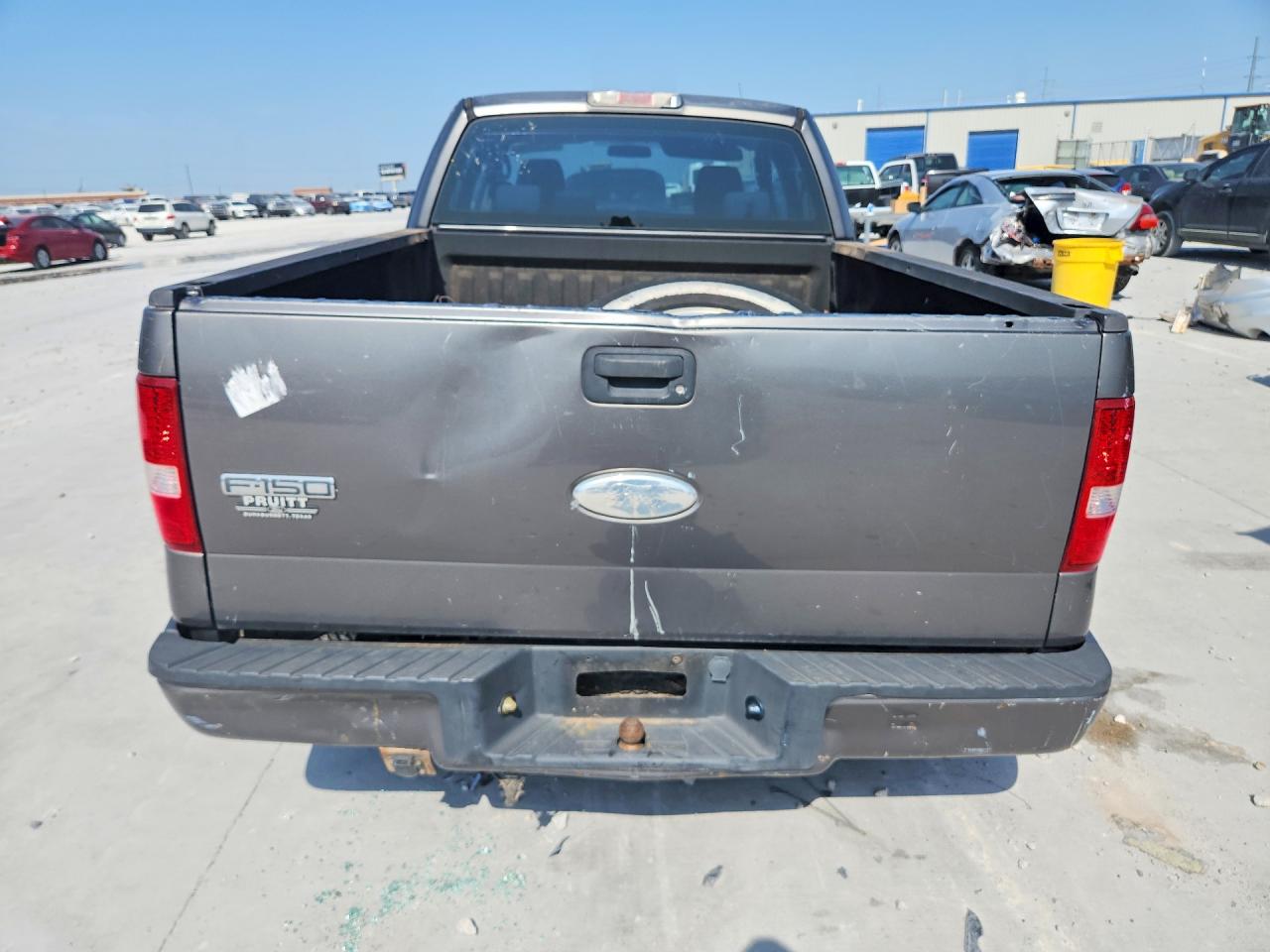 2007 Ford F150 Gray vin: 1FTRX12W67FA51374