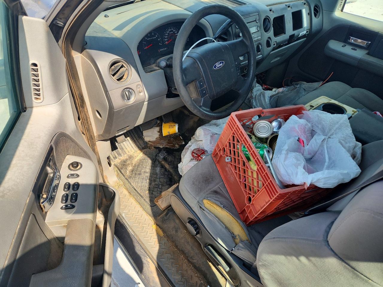 2007 Ford F150 Gray vin: 1FTRX12W67FA51374