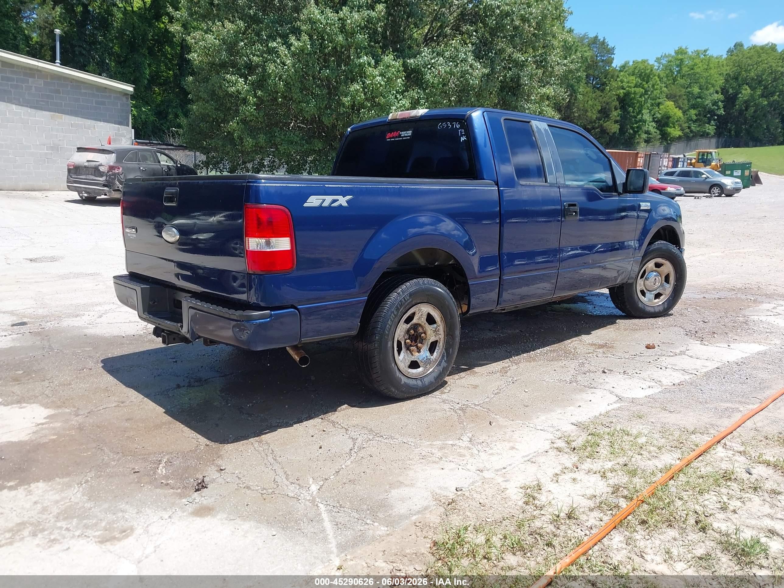 2007 Ford F-150 Stx/xl/xlt Blue vin: 1FTRX12W67FA59216