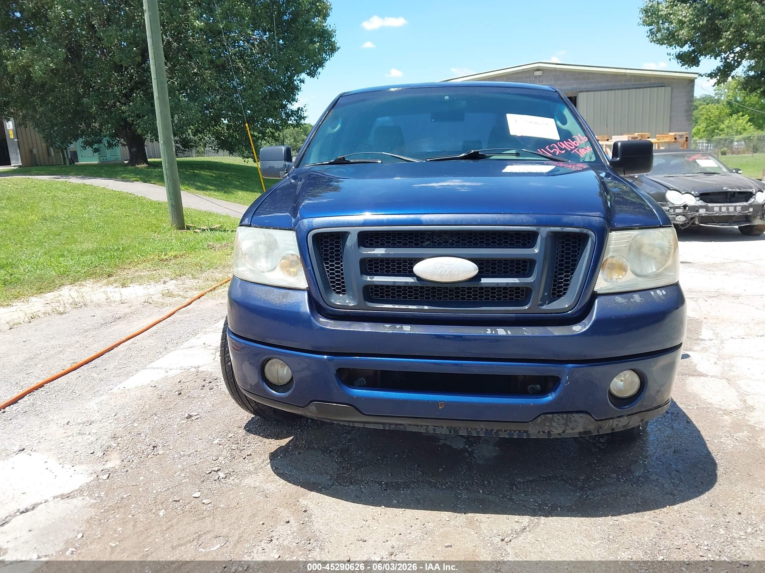 2007 Ford F-150 Stx/xl/xlt Blue vin: 1FTRX12W67FA59216