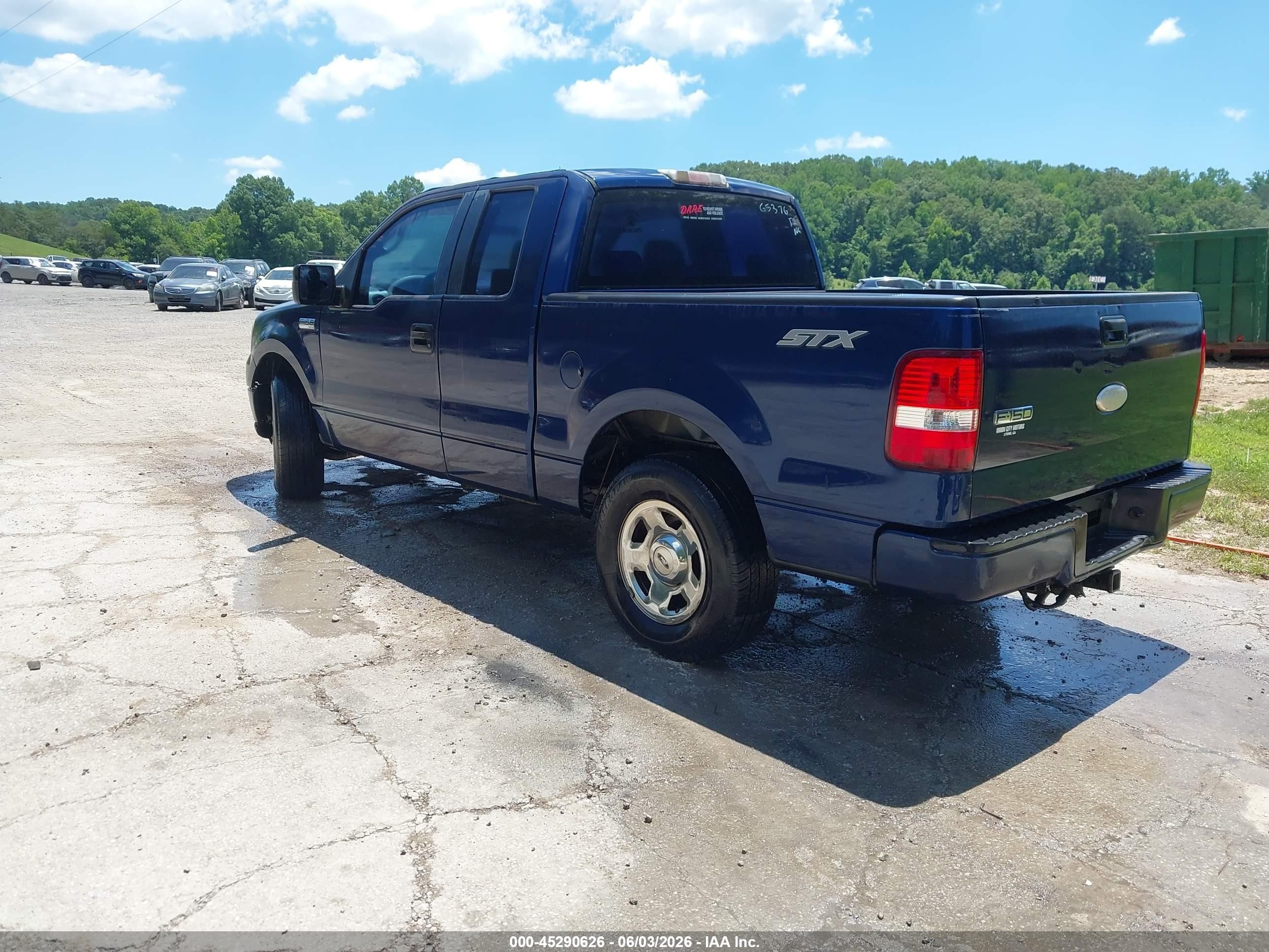2007 Ford F-150 Stx/xl/xlt Blue vin: 1FTRX12W67FA59216