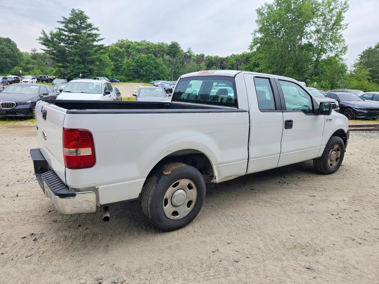 2007 Ford F150 White vin: 1FTRX12W67FA95391