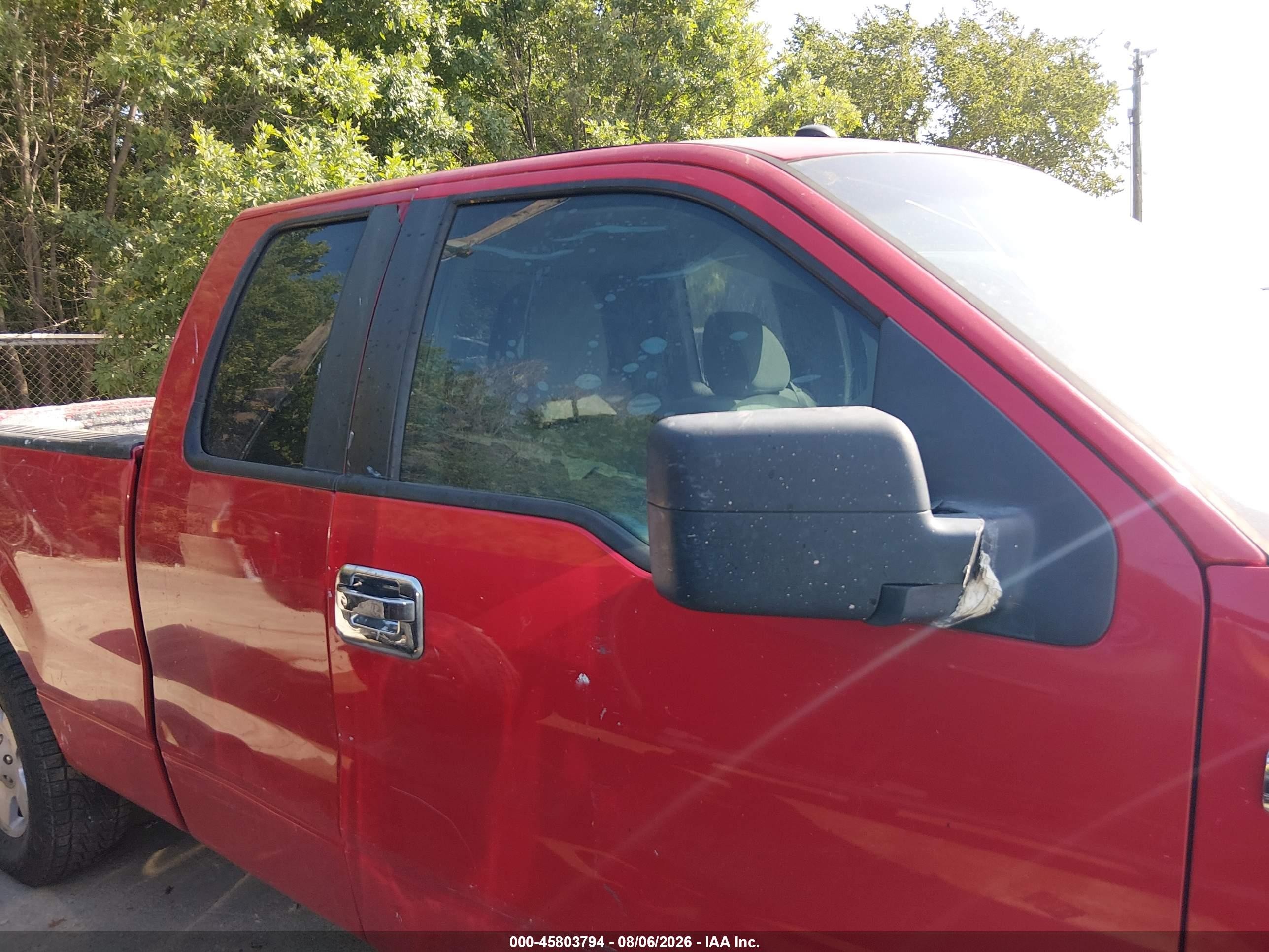 2007 Ford F-150 Stx/xl/xlt Red vin: 1FTRX12W67KB64006