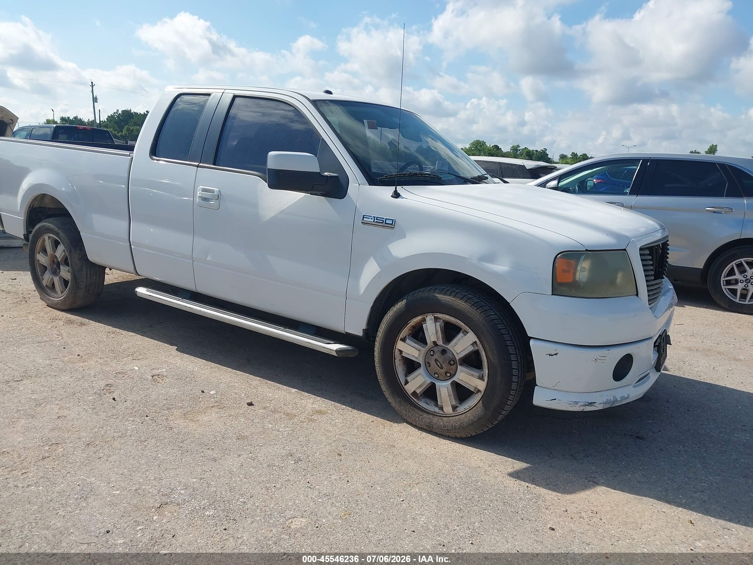 2007 Ford F-150 Stx/xl/xlt White vin: 1FTRX12W67KD23686