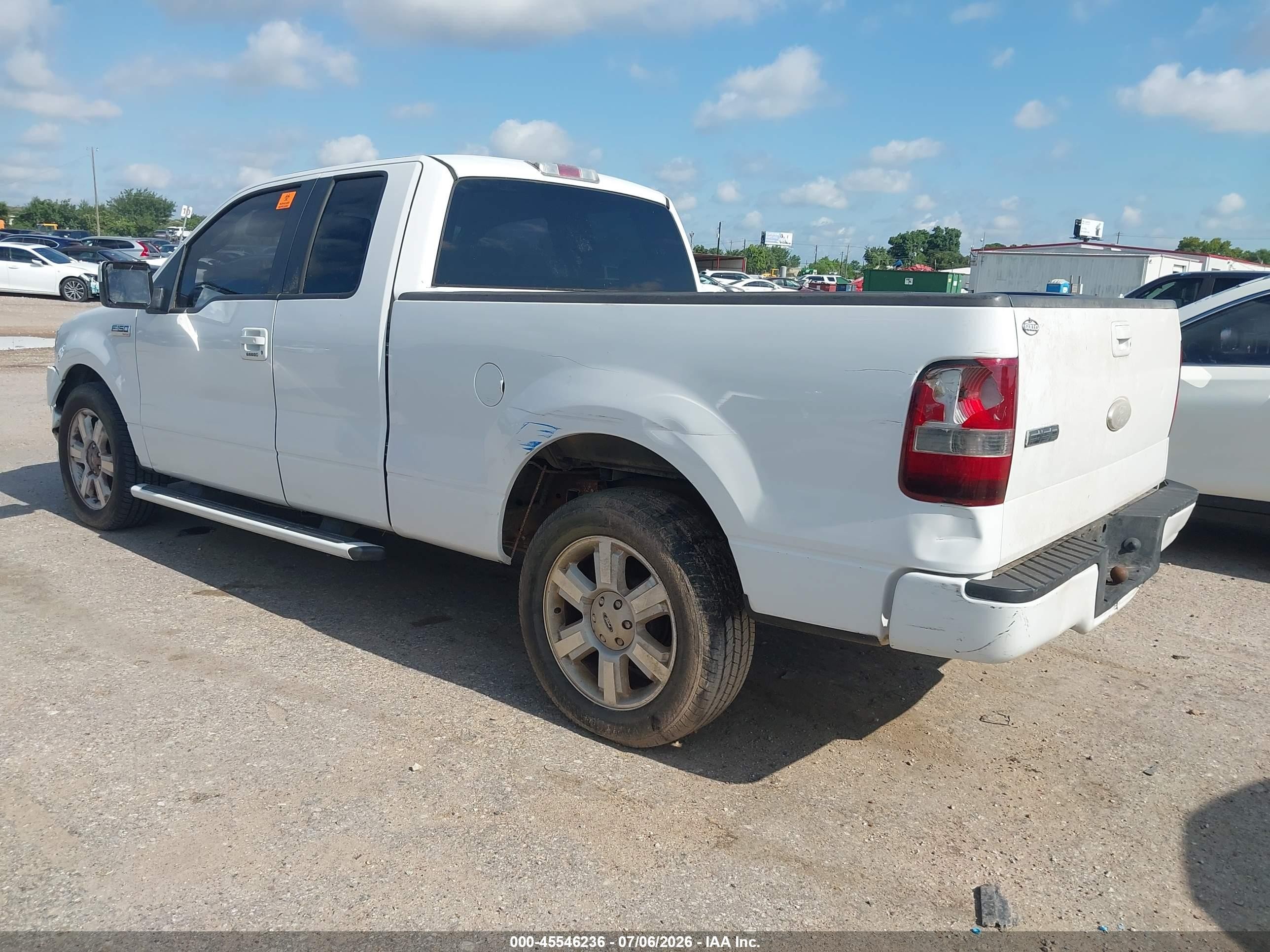 2007 Ford F-150 Stx/xl/xlt White vin: 1FTRX12W67KD23686