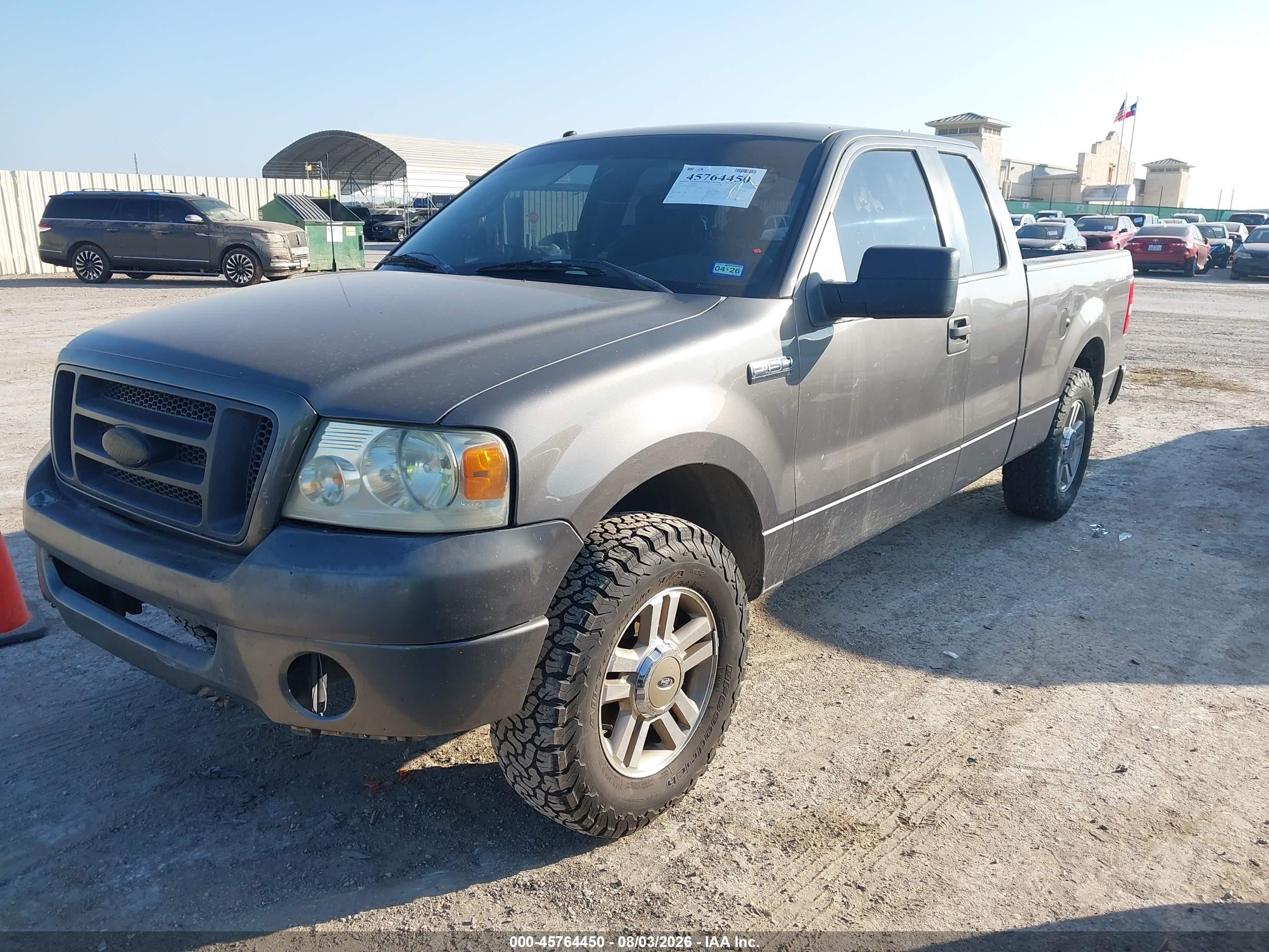 2008 Ford F-150 60th Anniversary/fx2/stx/xl/xlt Gray vin: 1FTRX12W68FA24211