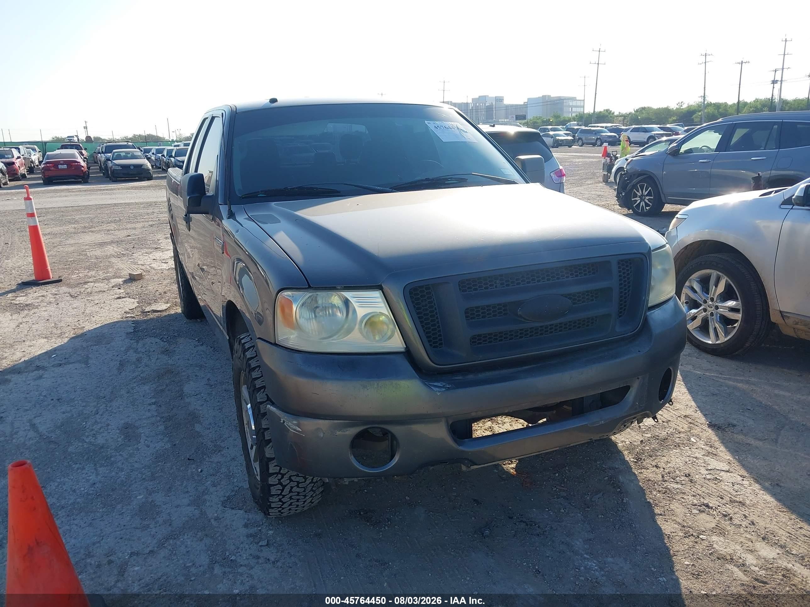 2008 Ford F-150 60th Anniversary/fx2/stx/xl/xlt Gray vin: 1FTRX12W68FA24211